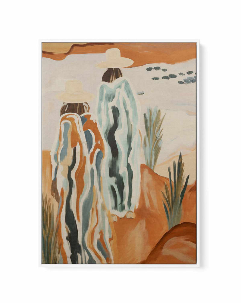 Country Girl I | Framed Canvas Art Print from Olive et Oriel where you can shop wallpaper and artworks online