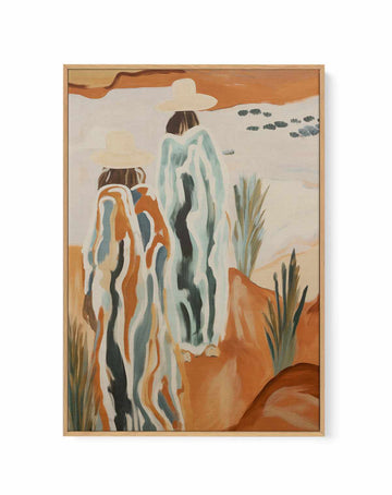 Country Girl I | Framed Canvas Art Print from Olive et Oriel where you can shop wallpaper and artworks online