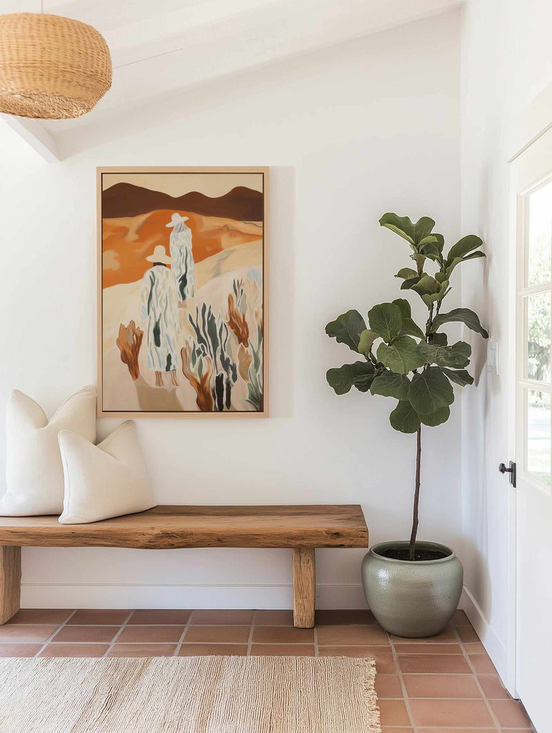 Country Girl II | Framed Canvas Art Print from Olive et Oriel where you can shop wallpaper and artworks online