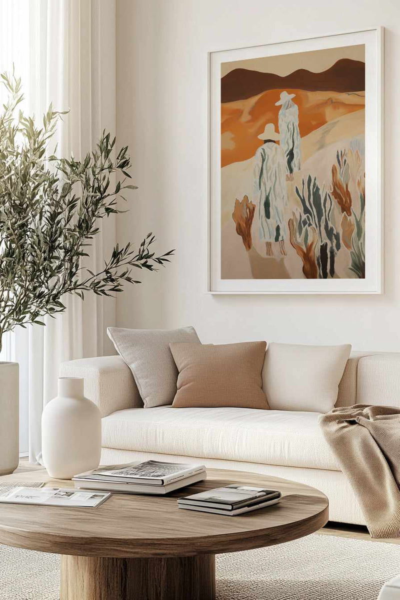 Country Girl II | Art Print from Olive et Oriel where you can shop wallpaper and artworks online