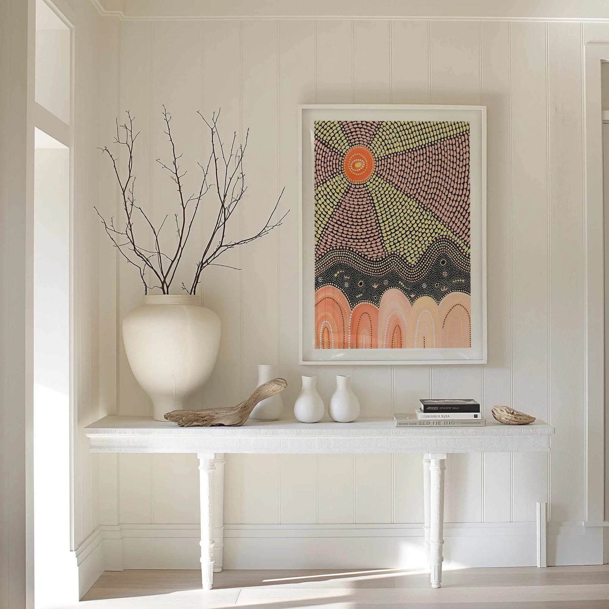 Country Layers by Domica Hill | Art Print from Olive et Oriel where you can shop wallpaper and artworks online
