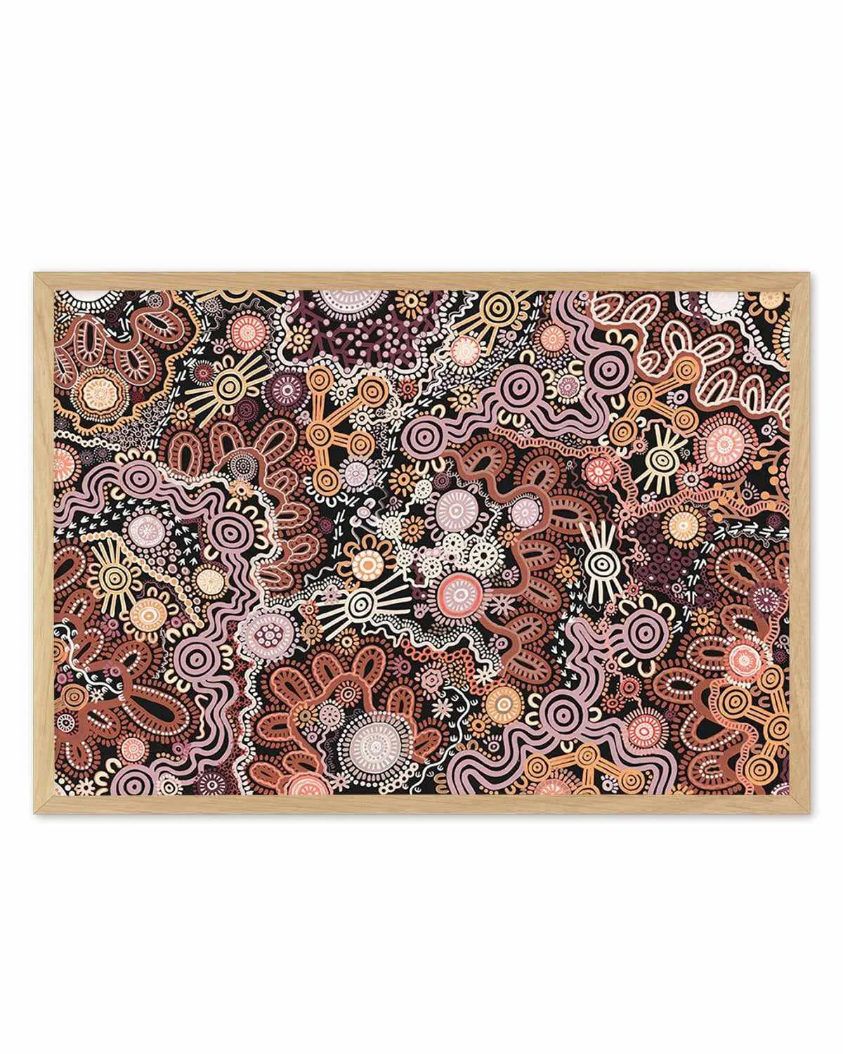 Country in Colour | Brown by Leah Cummins Art Print from Olive et Oriel where you can shop wallpaper and artworks online