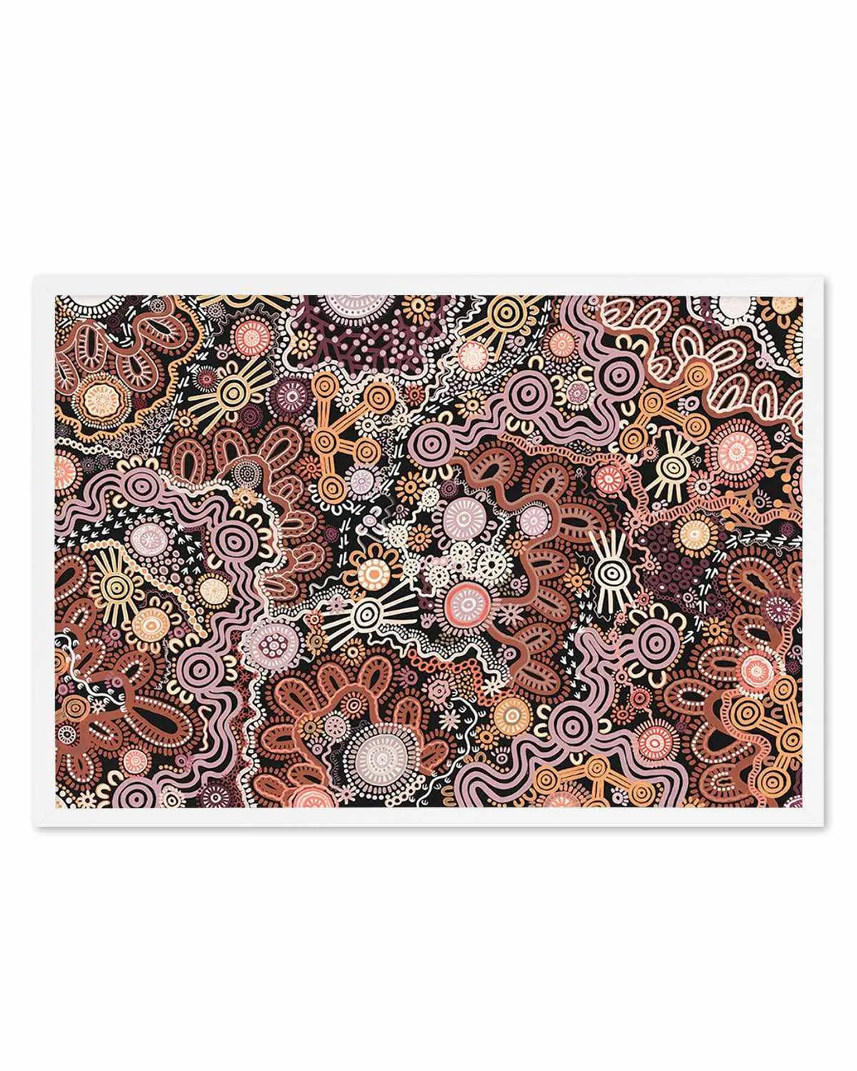 Country in Colour | Brown by Leah Cummins Art Print from Olive et Oriel where you can shop wallpaper and artworks online