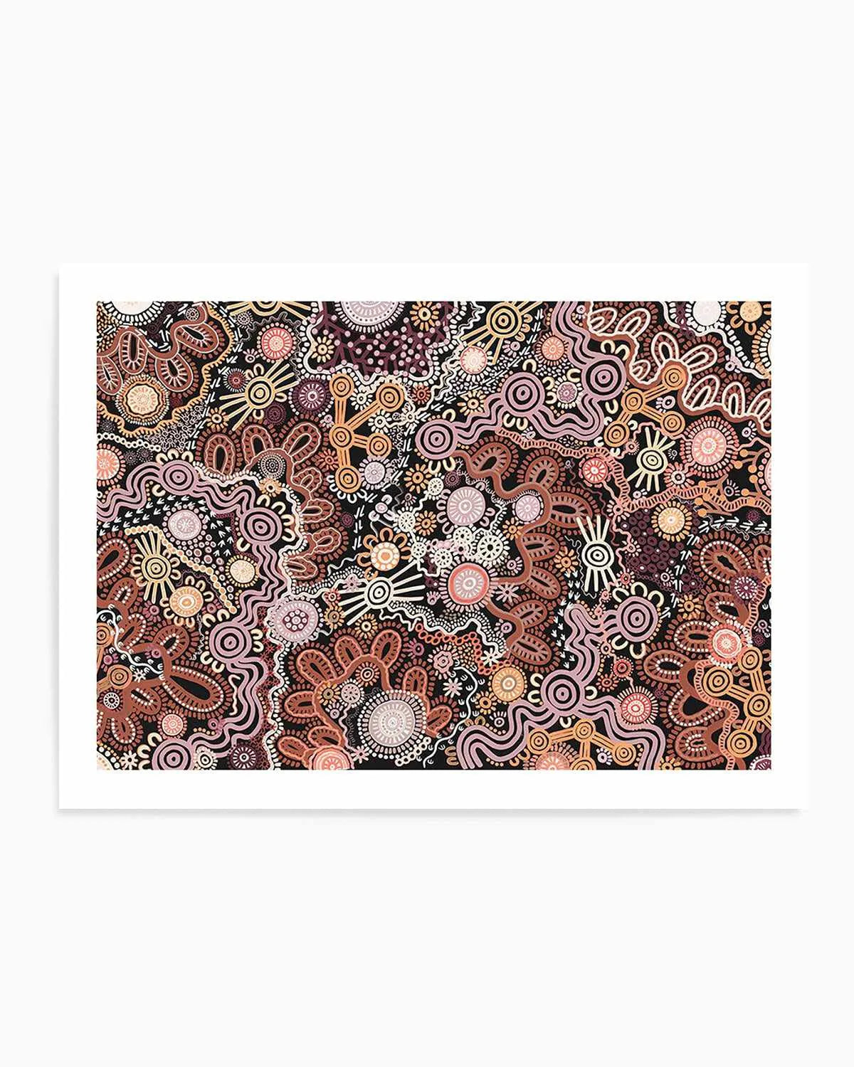 Country in Colour | Brown by Leah Cummins Art Print from Olive et Oriel where you can shop wallpaper and artworks online