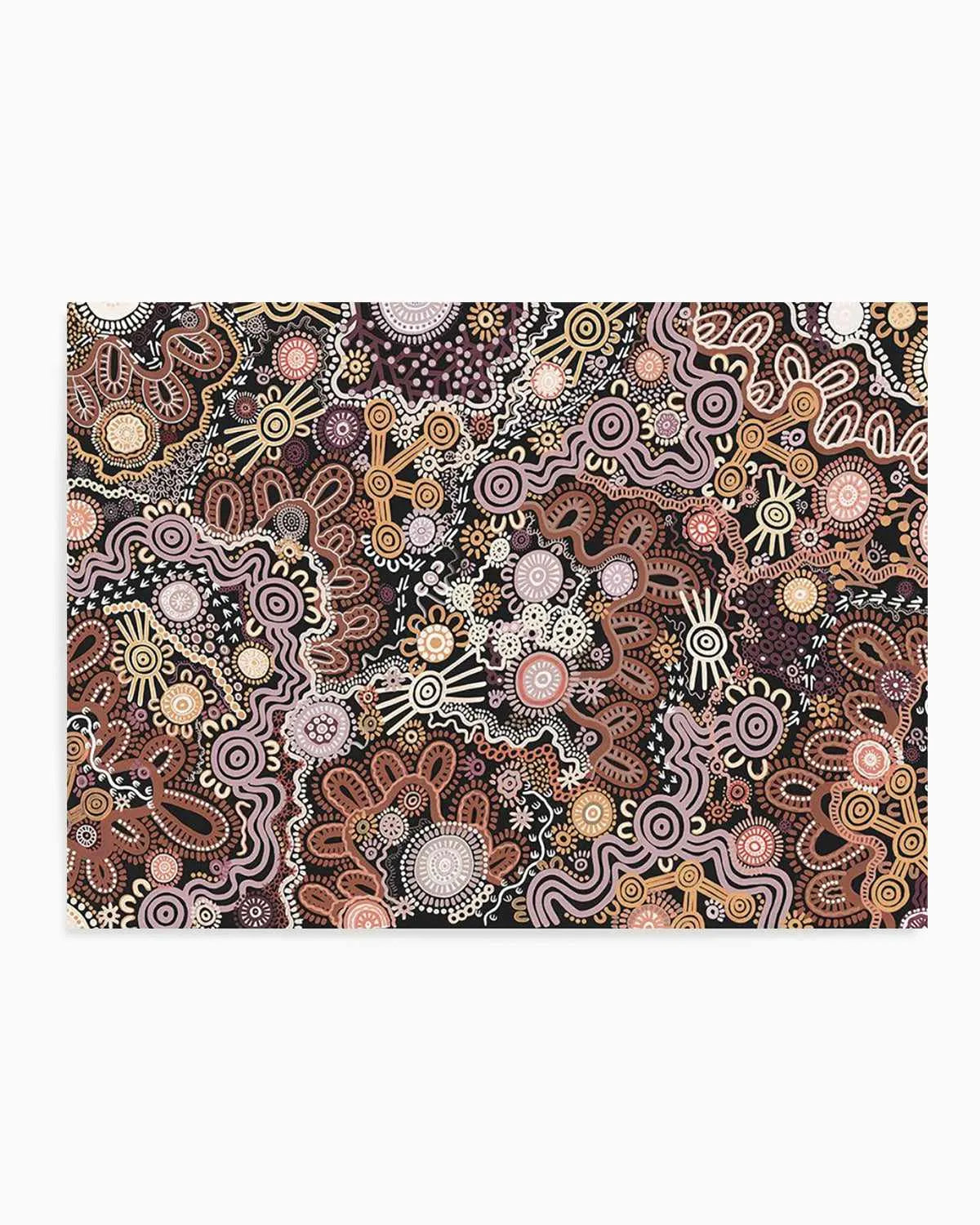 Country in Colour | Brown by Leah Cummins Art Print from Olive et Oriel where you can shop wallpaper and artworks online