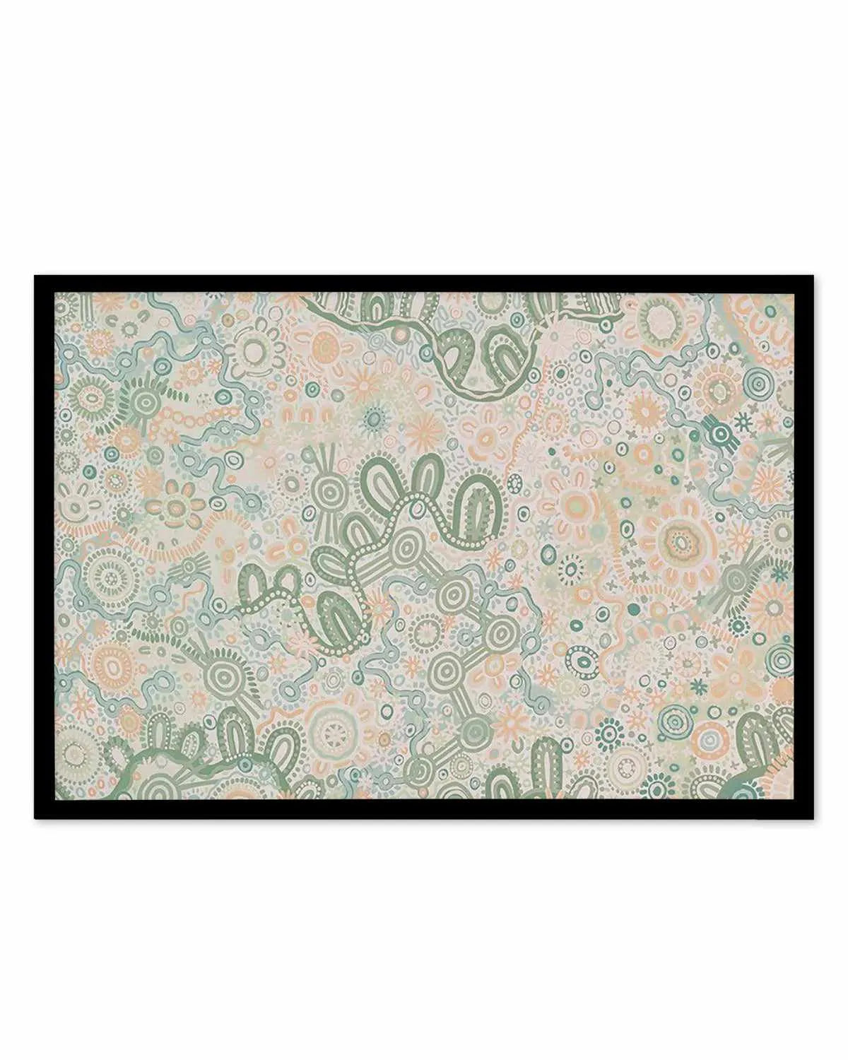 Country in Colour | Green by Leah Cummins Art Print from Olive et Oriel where you can shop wallpaper and artworks online