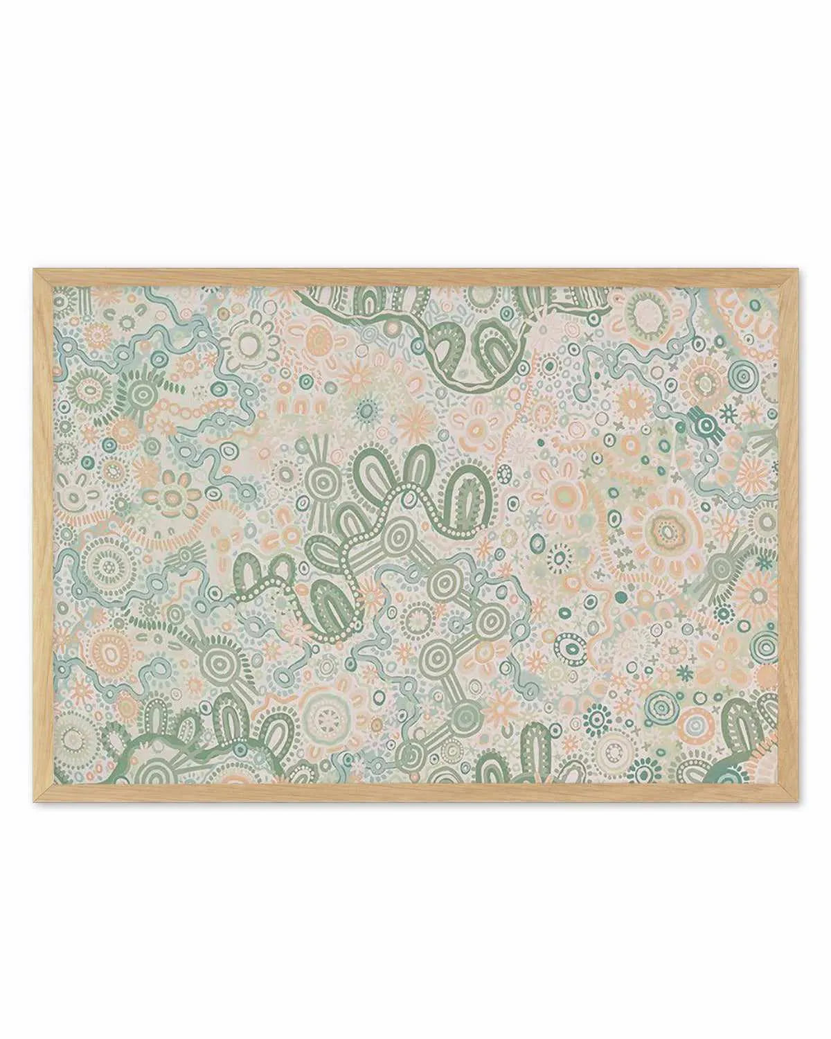 Country in Colour | Green by Leah Cummins Art Print from Olive et Oriel where you can shop wallpaper and artworks online