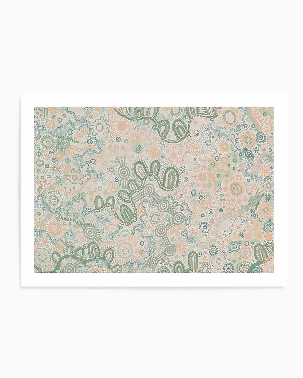 Country in Colour | Green by Leah Cummins Art Print from Olive et Oriel where you can shop wallpaper and artworks online