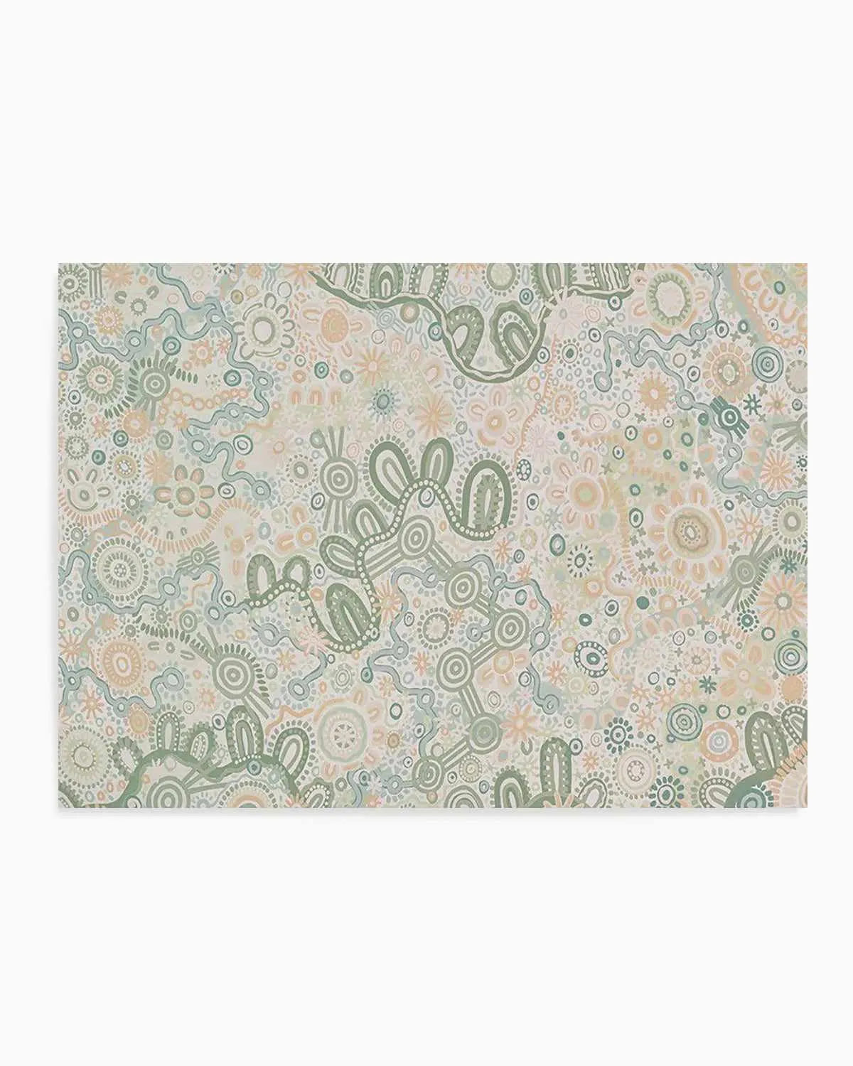 Country in Colour | Green by Leah Cummins Art Print from Olive et Oriel where you can shop wallpaper and artworks online