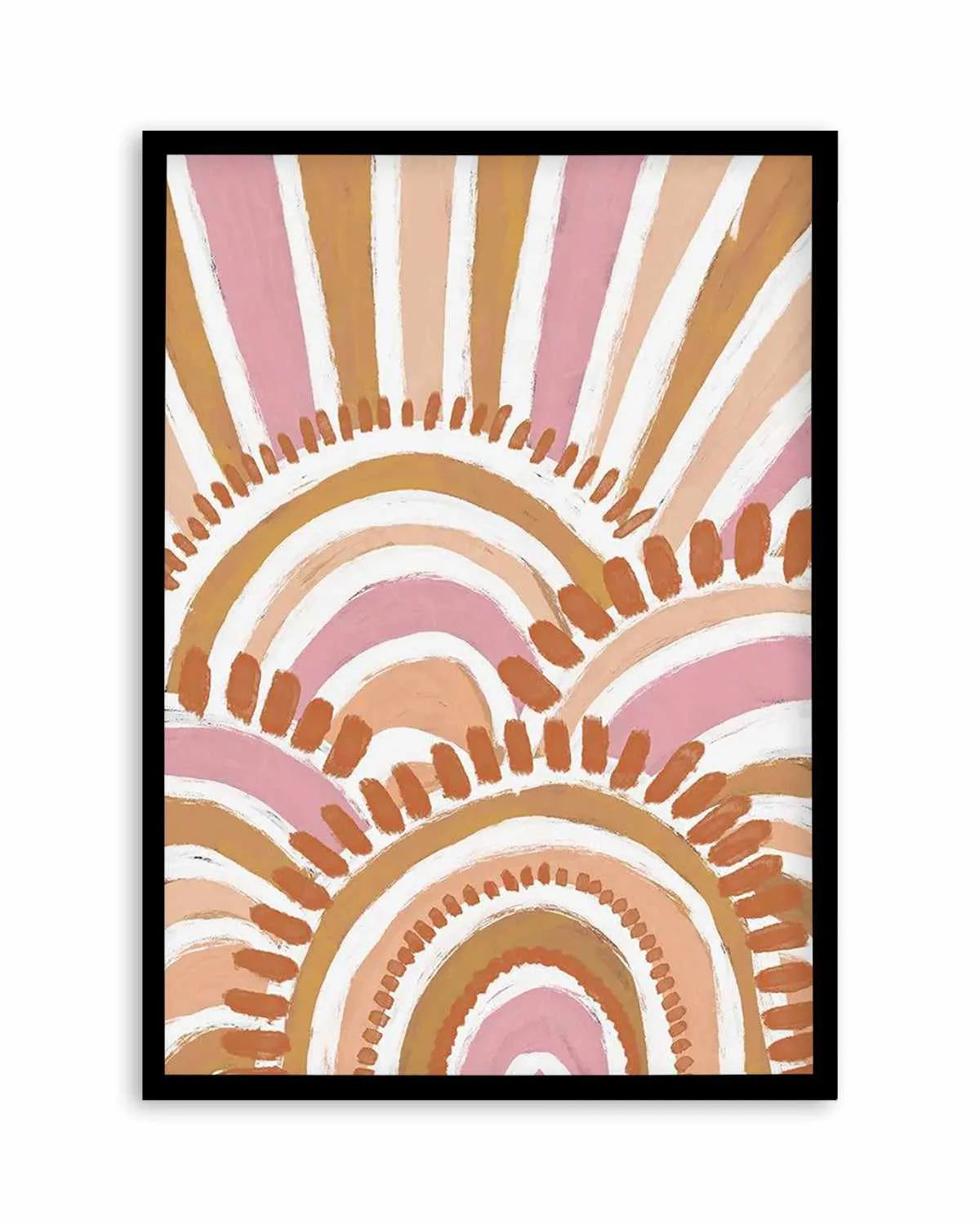 Country in Colour | Sunshine by Leah Cummins Art Print from Olive et Oriel where you can shop wallpaper and artworks online
