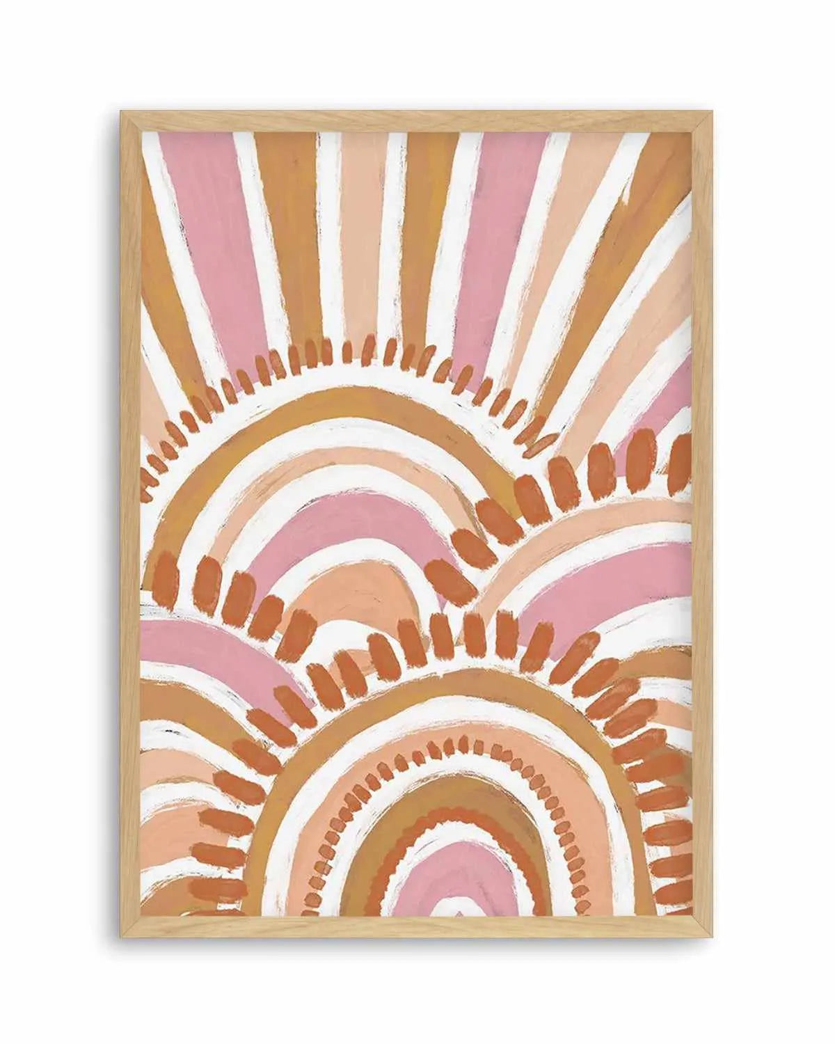 Country in Colour | Sunshine by Leah Cummins Art Print from Olive et Oriel where you can shop wallpaper and artworks online