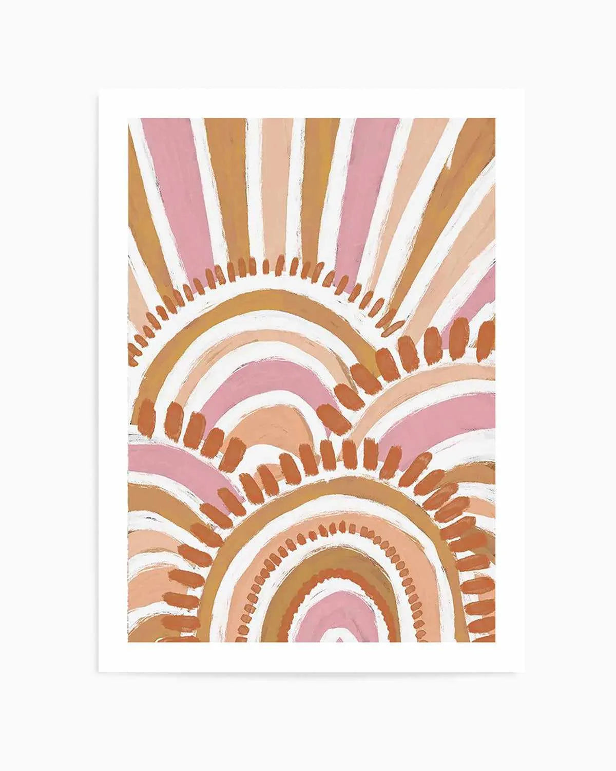 Country in Colour | Sunshine by Leah Cummins Art Print from Olive et Oriel where you can shop wallpaper and artworks online