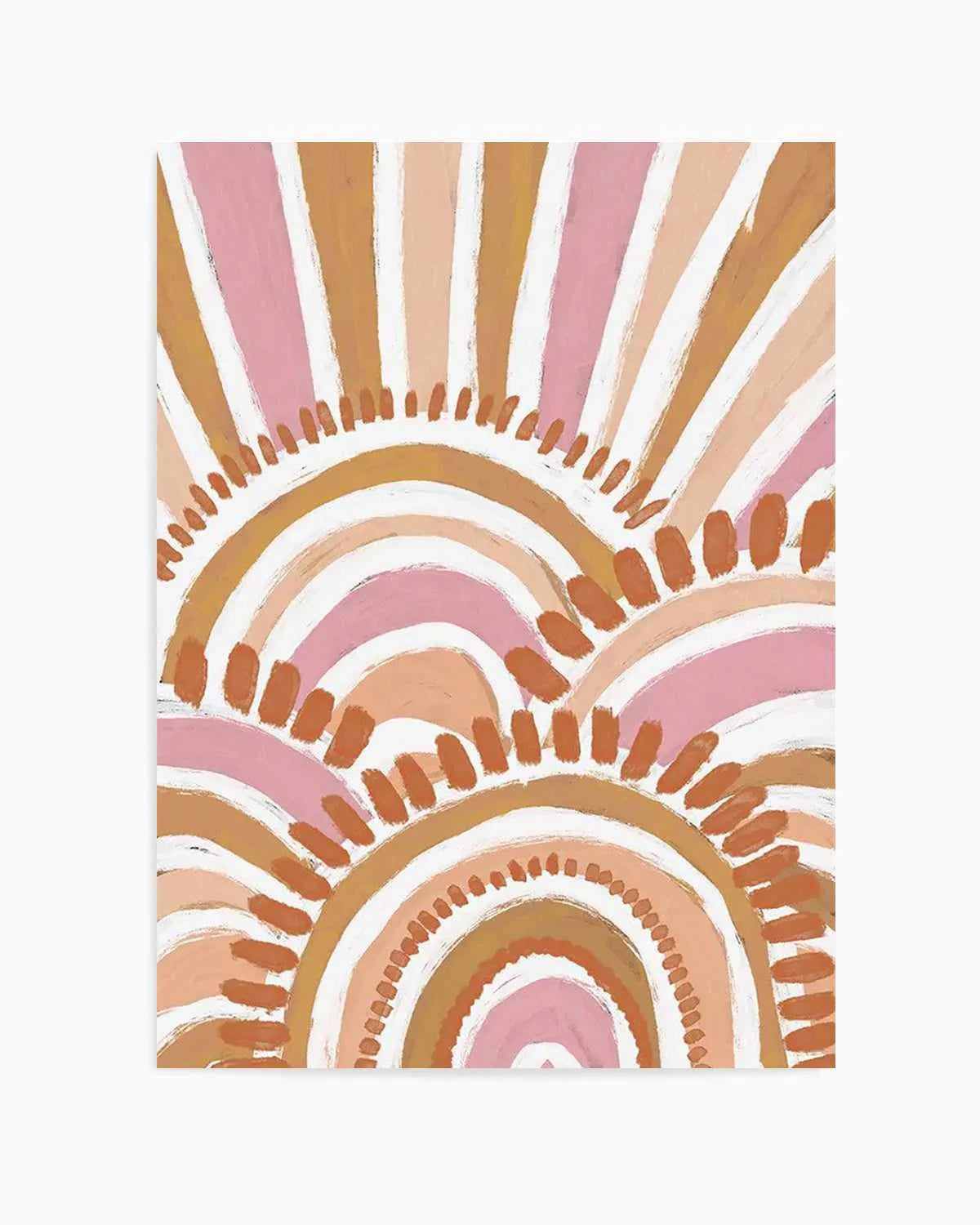 Country in Colour | Sunshine by Leah Cummins Art Print from Olive et Oriel where you can shop wallpaper and artworks online