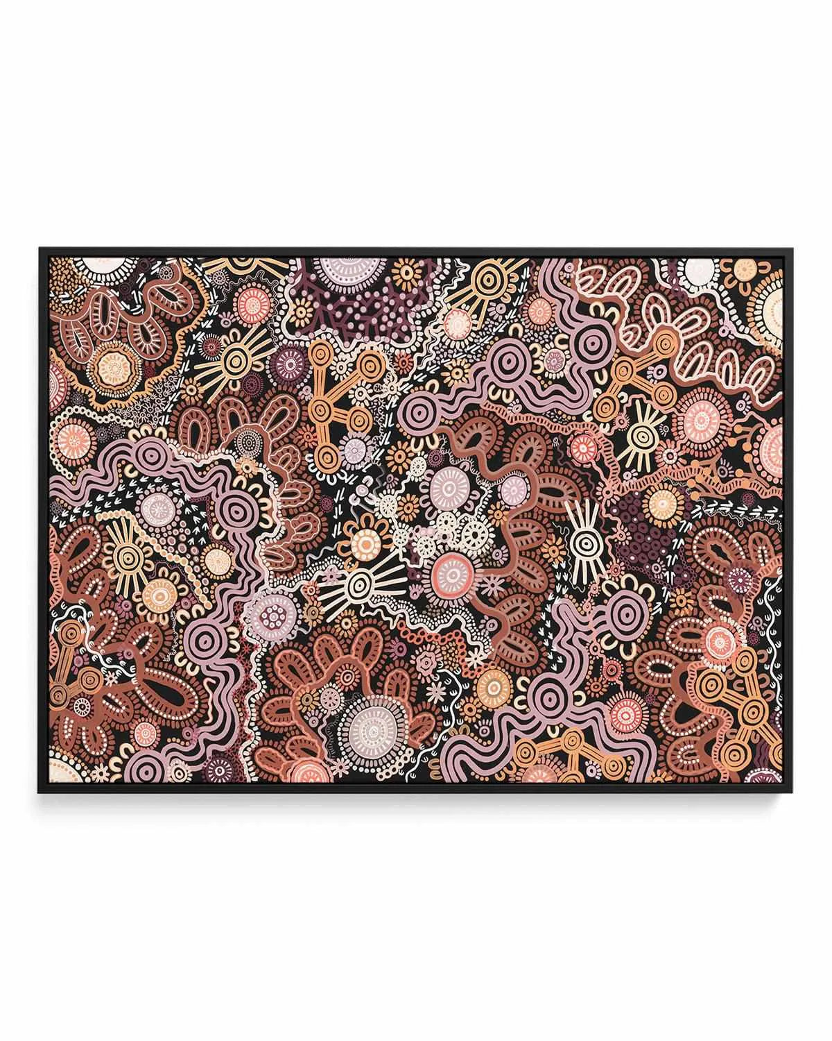 Country in Colour | Brown by Leah Cummins | Framed Canvas Art Print from Olive et Oriel where you can shop wallpaper and artworks online