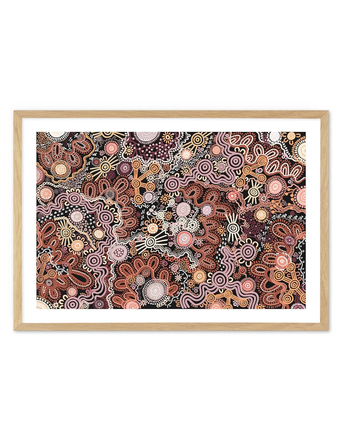Country in Colour | Brown by Leah Cummins Art Print from Olive et Oriel where you can shop wallpaper and artworks online