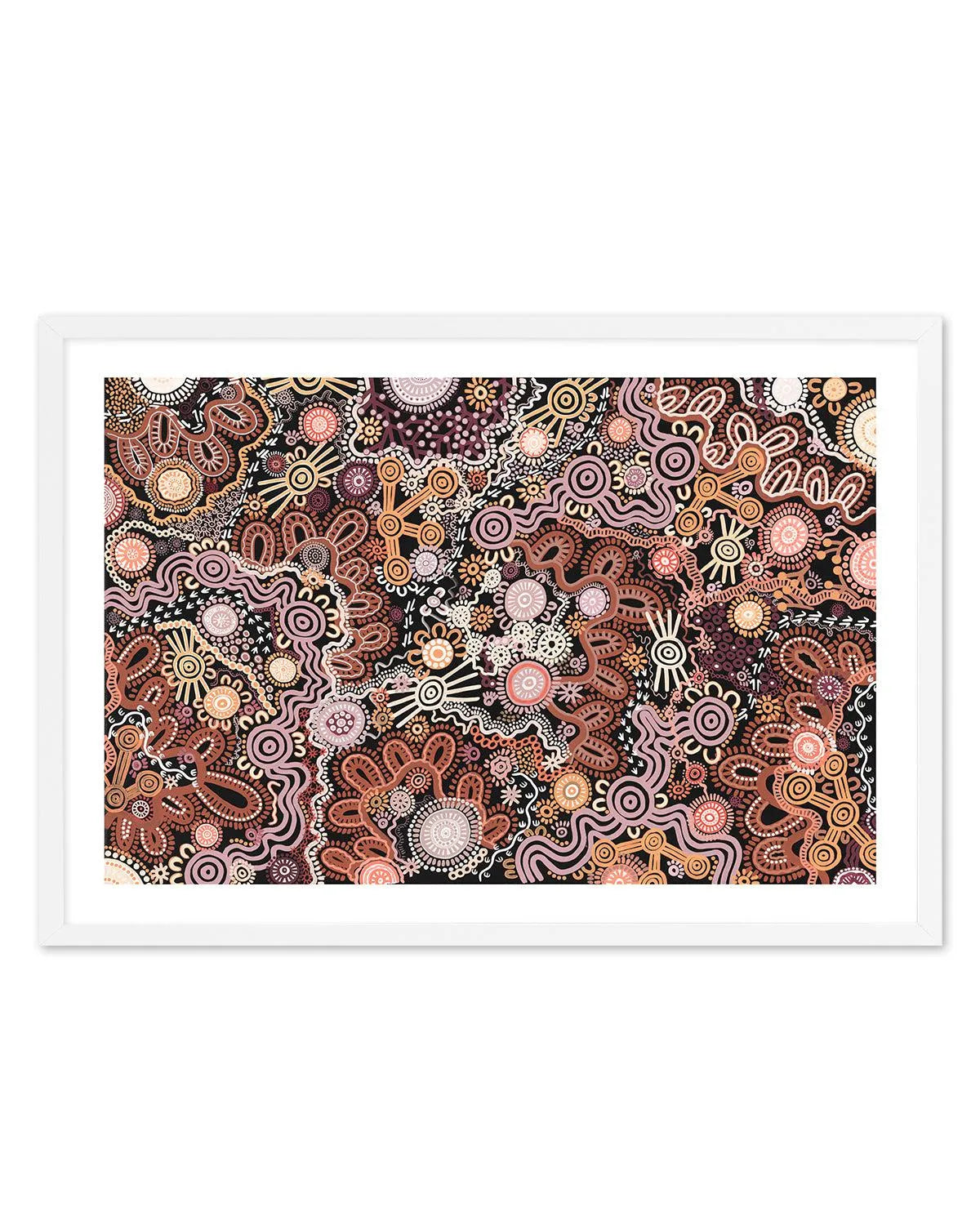 Country in Colour | Brown by Leah Cummins Art Print from Olive et Oriel where you can shop wallpaper and artworks online