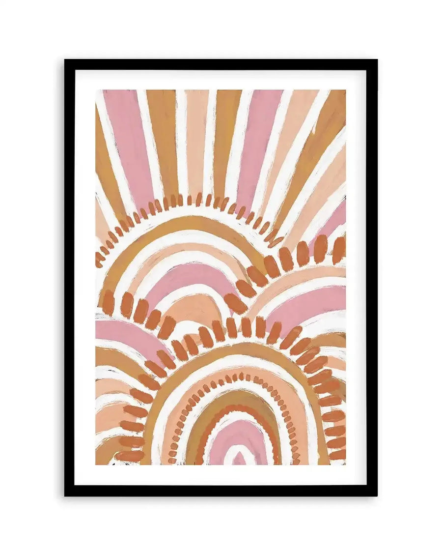Country in Colour | Sunshine by Leah Cummins Art Print from Olive et Oriel where you can shop wallpaper and artworks online
