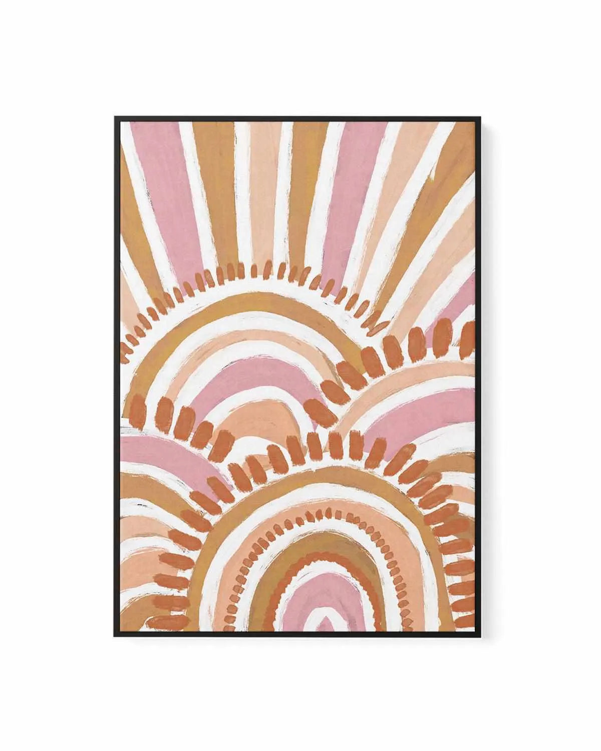 Country in Colour | Sunshine by Leah Cummins | Framed Canvas Art Print from Olive et Oriel where you can shop wallpaper and artworks online