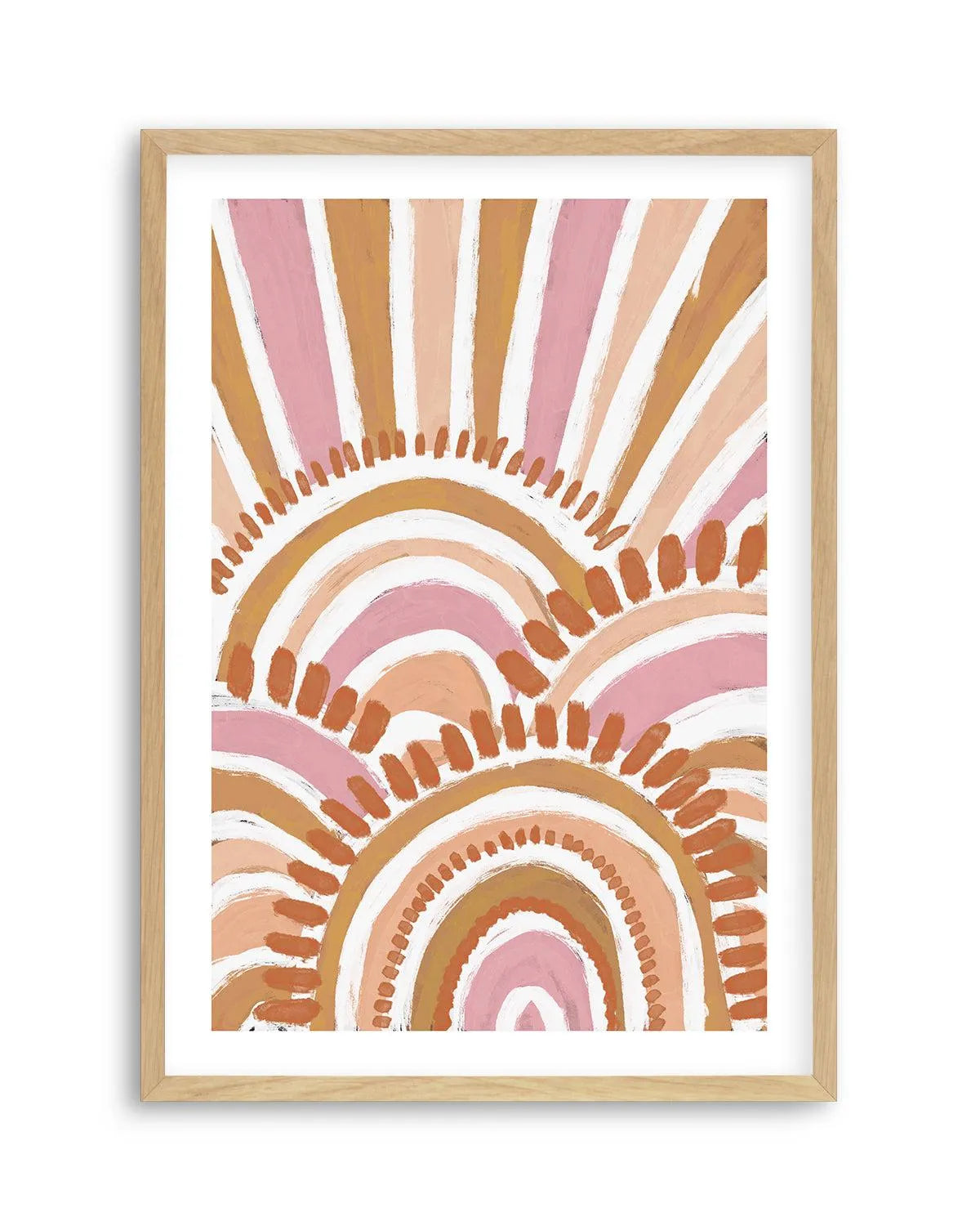 Country in Colour | Sunshine by Leah Cummins Art Print from Olive et Oriel where you can shop wallpaper and artworks online