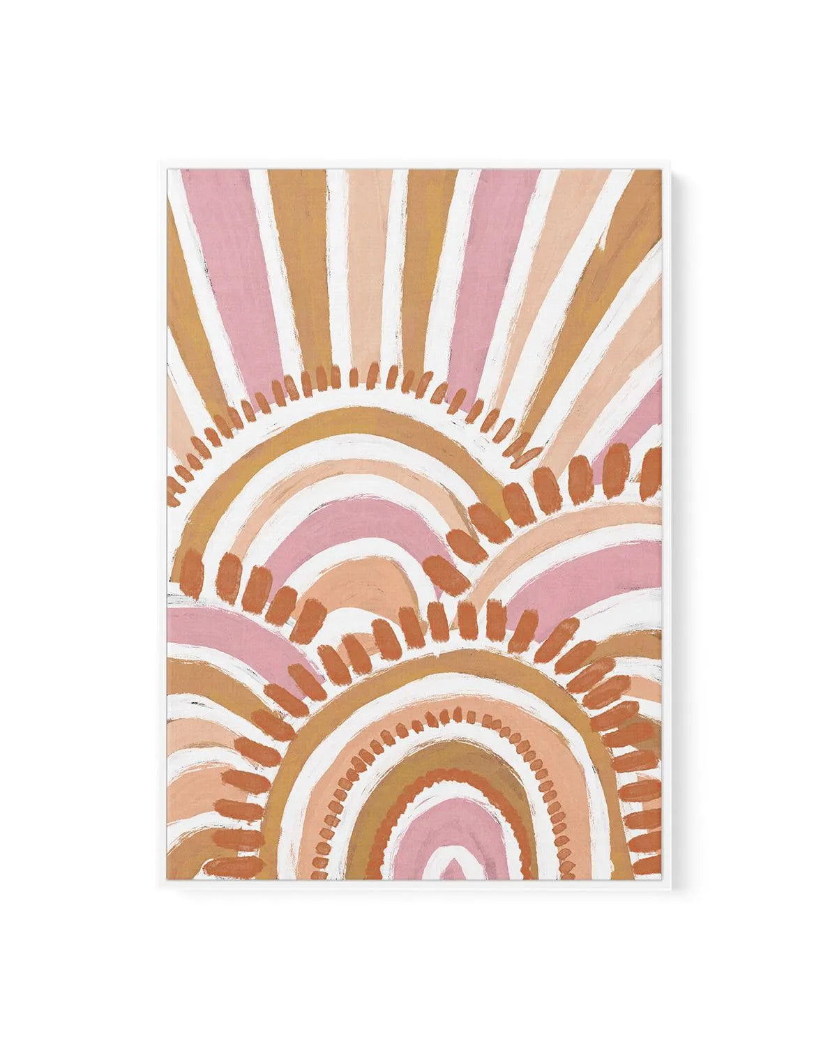 Country in Colour | Sunshine by Leah Cummins | Framed Canvas Art Print from Olive et Oriel where you can shop wallpaper and artworks online