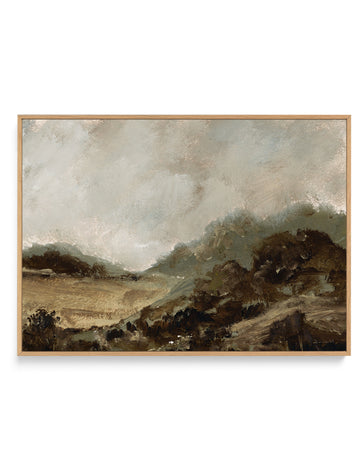Countryside by Dan Hobday | Framed Canvas Wall Art
