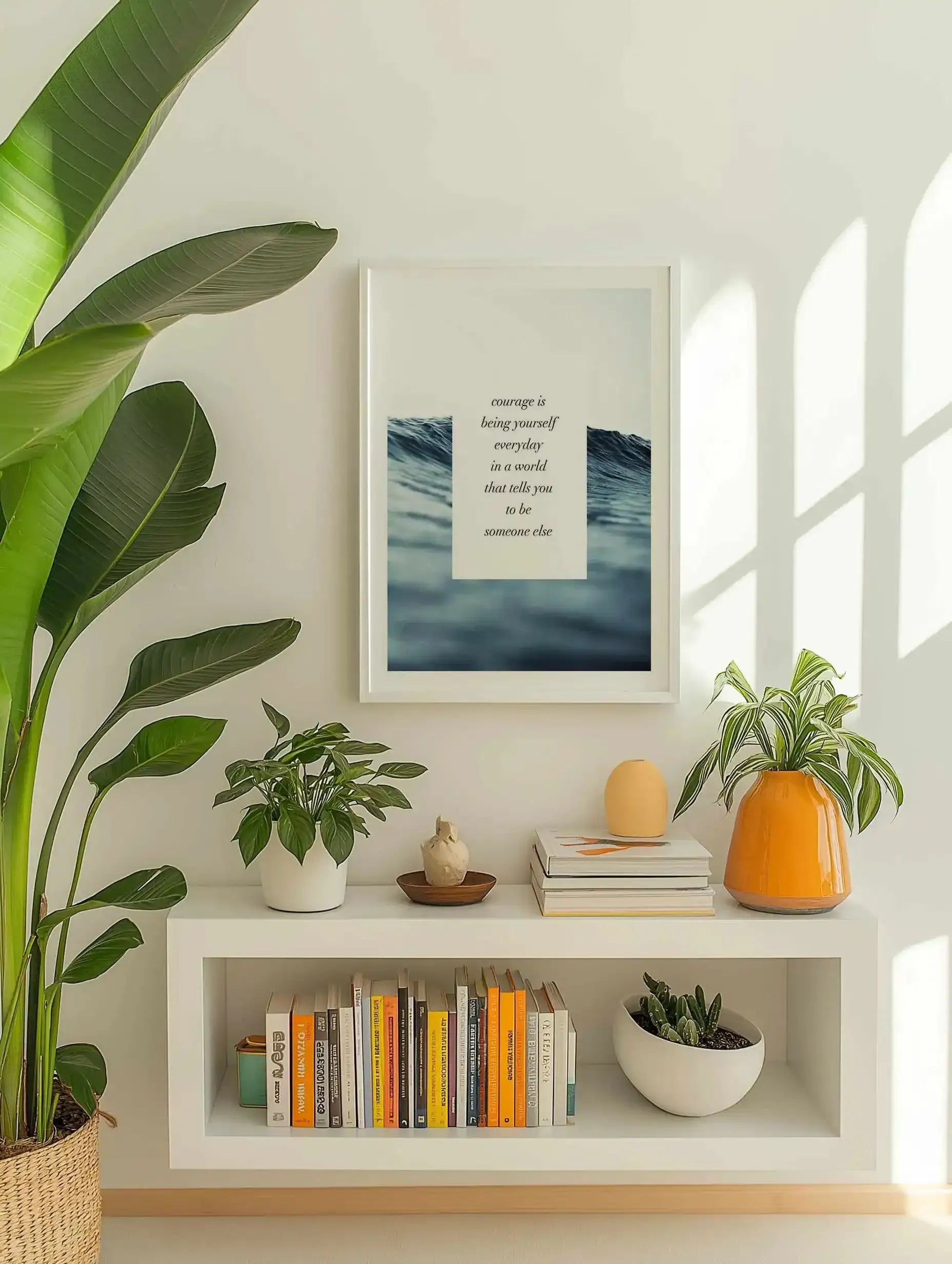 Courage Is Art Print from Olive et Oriel where you can shop wallpaper and artworks online