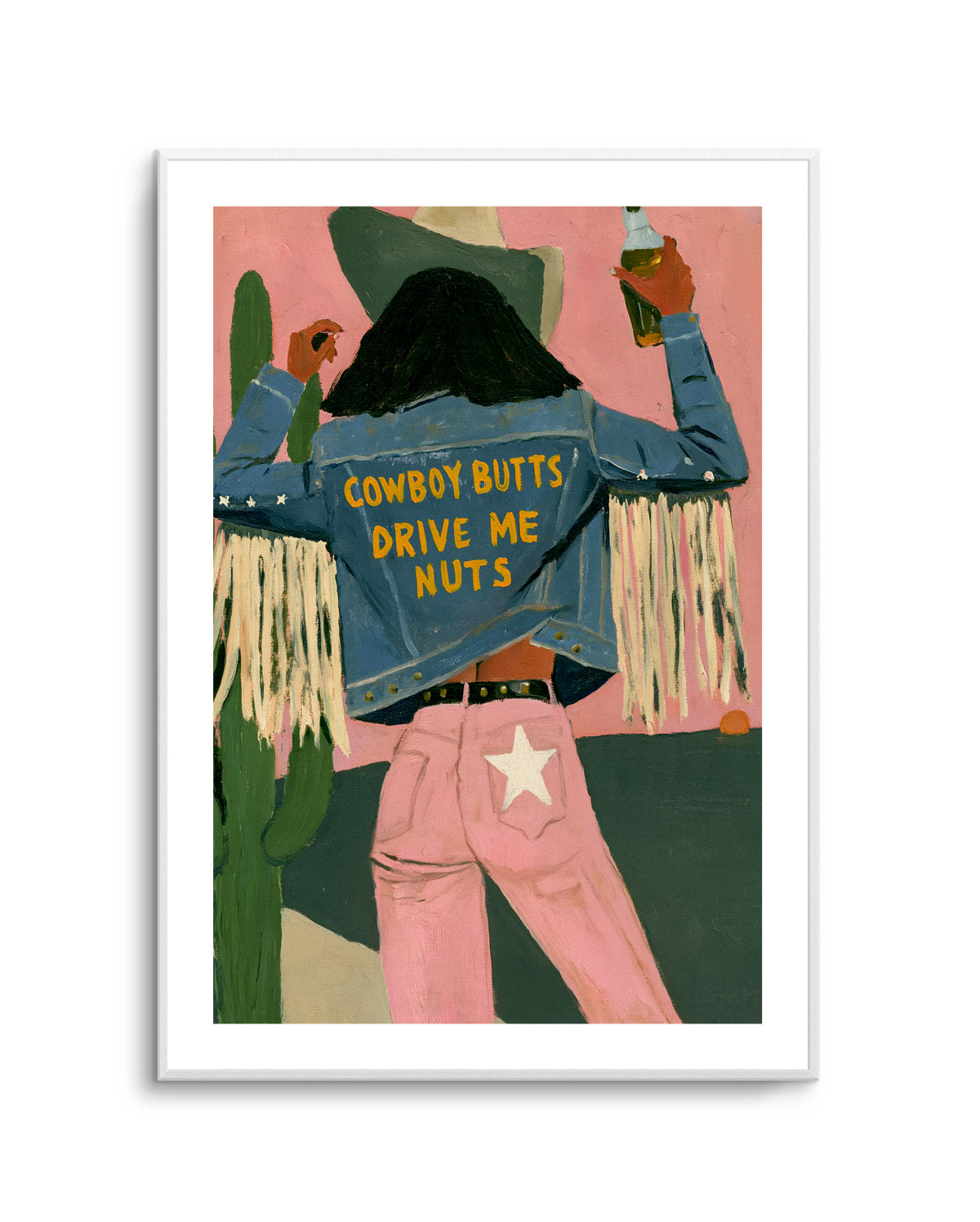 Cowboy Butts Drive Me Nuts | Art Print