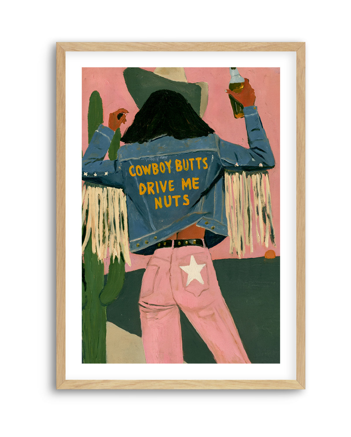 Cowboy Butts Drive Me Nuts | Art Print