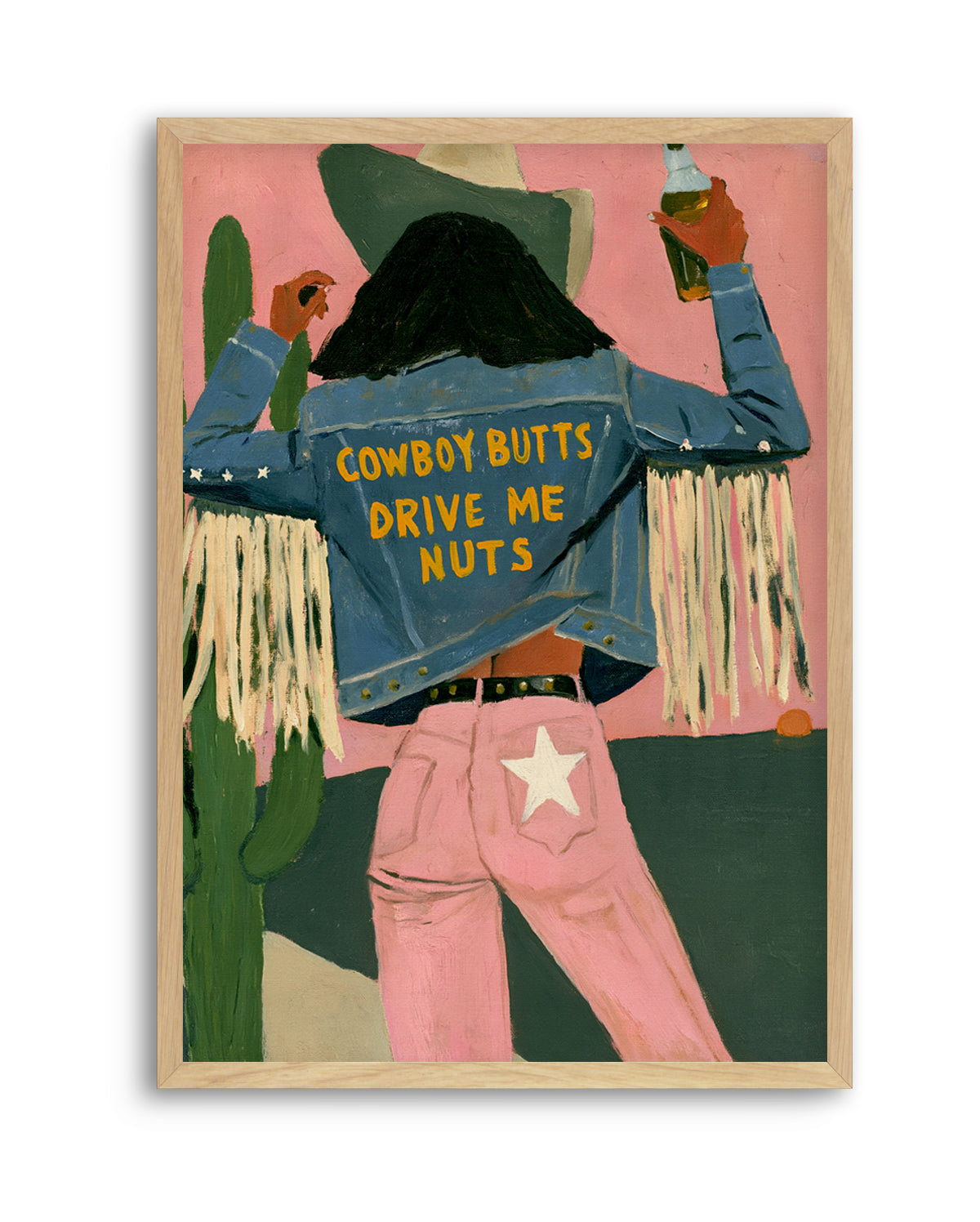 Cowboy Butts Drive Me Nuts | Art Print