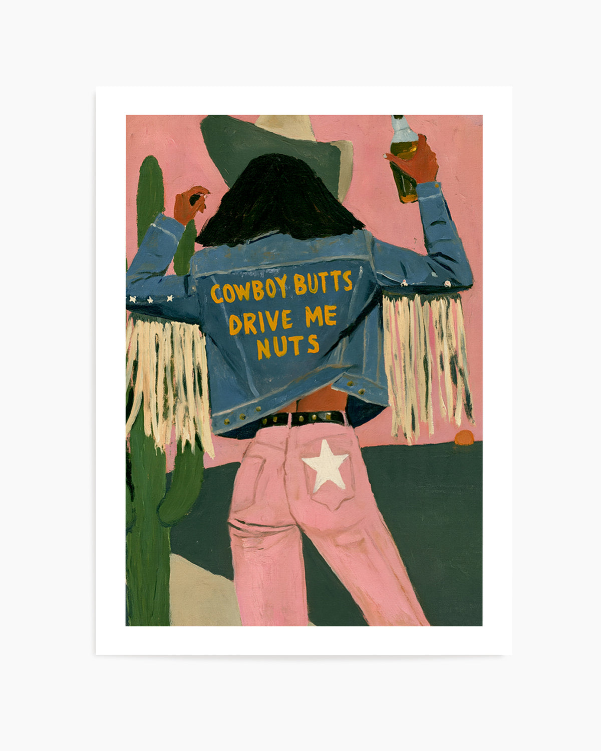 Cowboy Butts Drive Me Nuts | Art Print