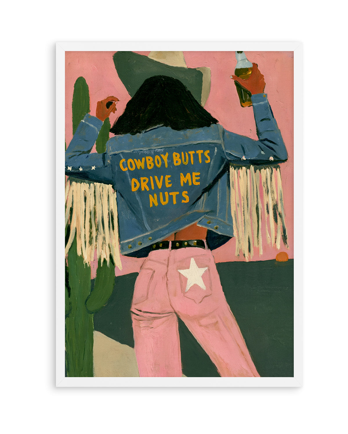 Cowboy Butts Drive Me Nuts | Art Print