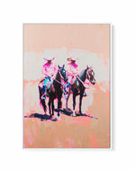 Cowboy Party | Framed Canvas Art Print