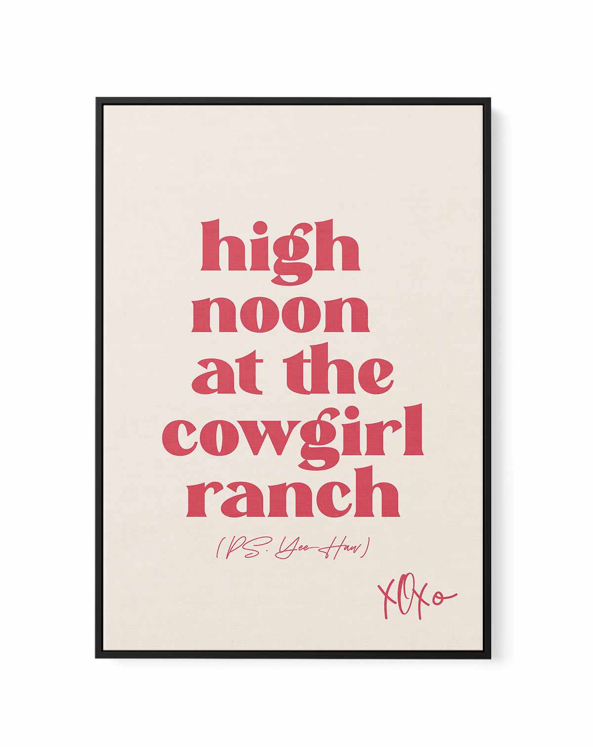 Cowgirl | Framed Canvas Art Print from Olive et Oriel where you can shop wallpaper and artworks online