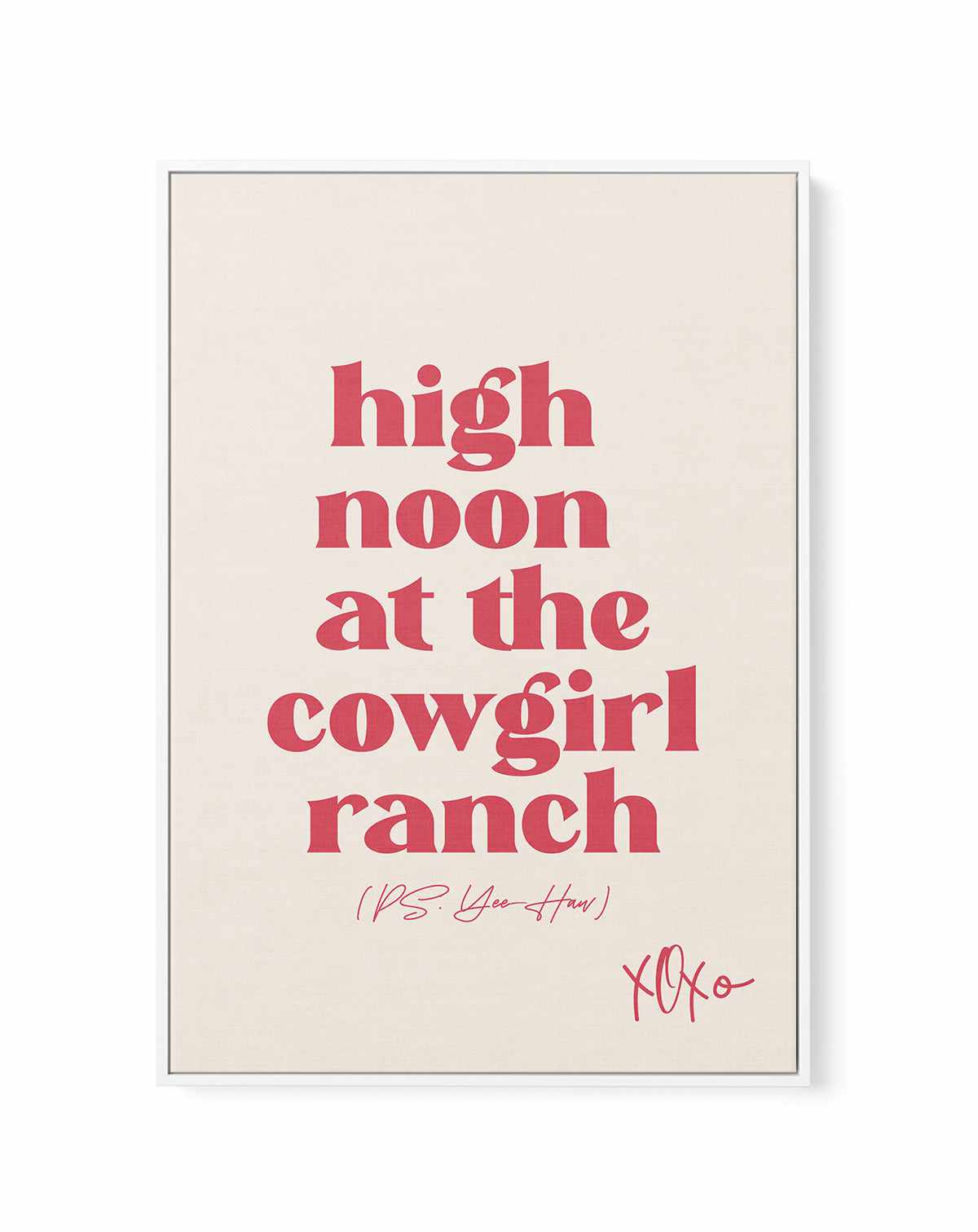 Cowgirl | Framed Canvas Art Print