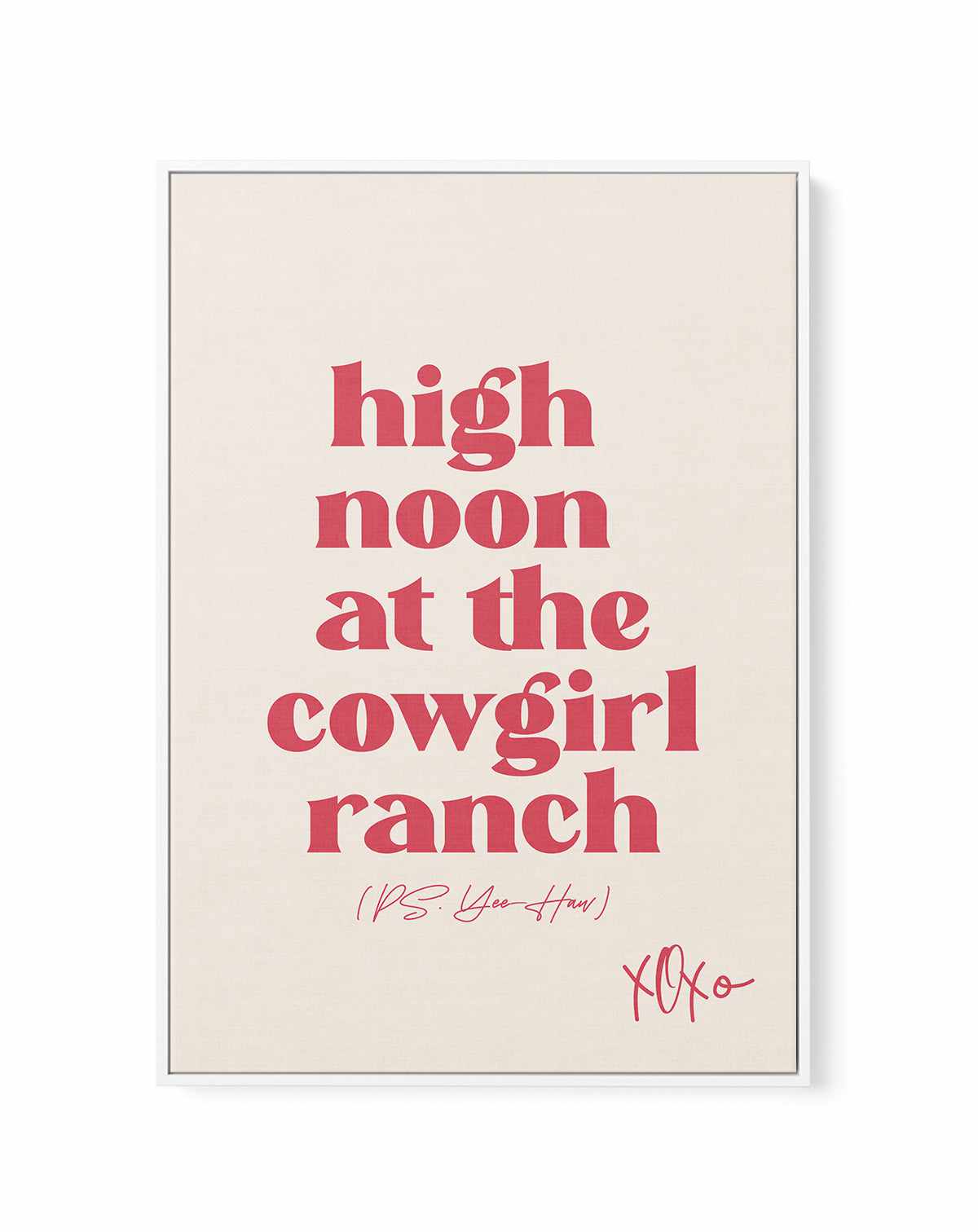 Cowgirl | Framed Canvas Art Print from Olive et Oriel where you can shop wallpaper and artworks online