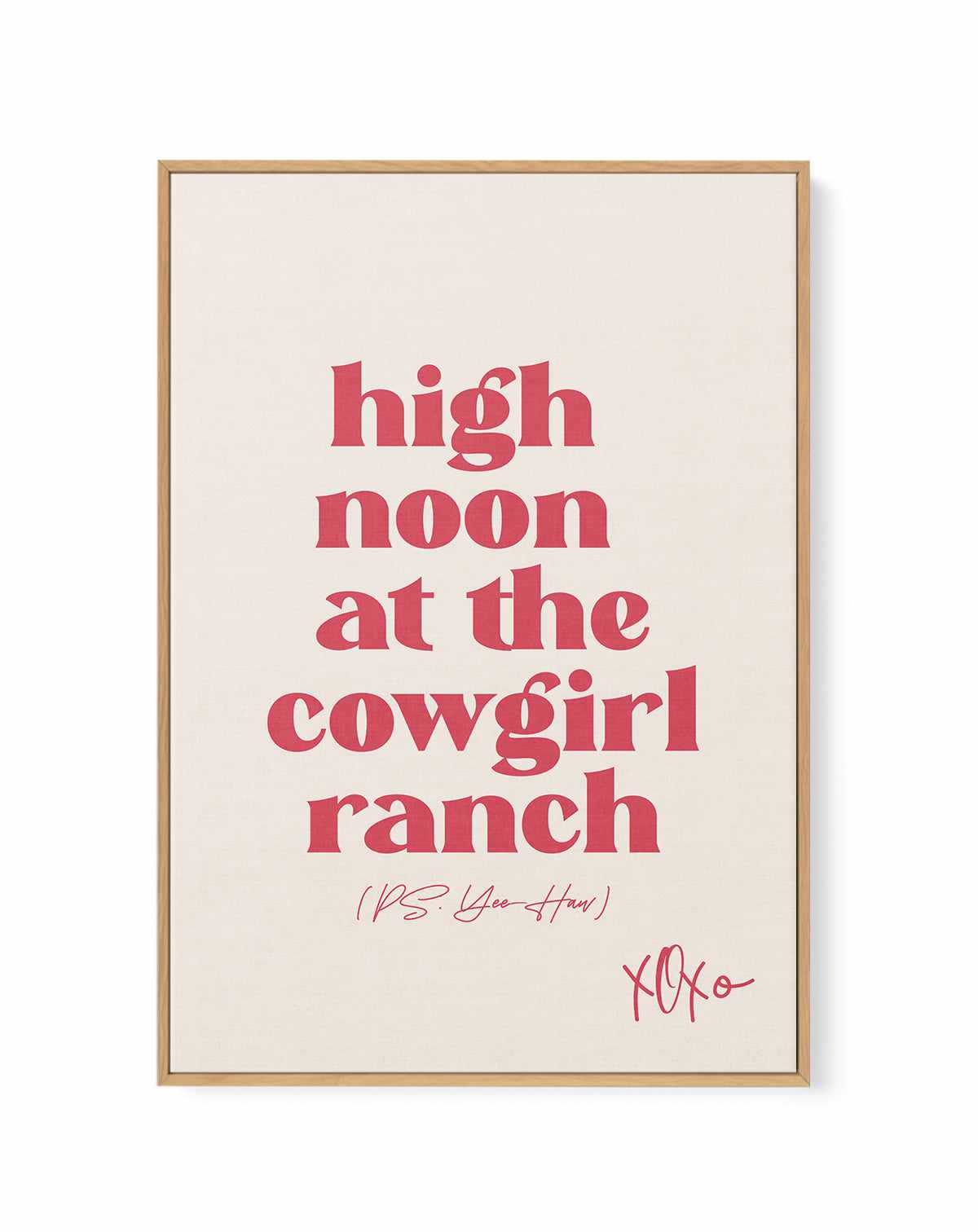 Cowgirl | Framed Canvas Art Print from Olive et Oriel where you can shop wallpaper and artworks online