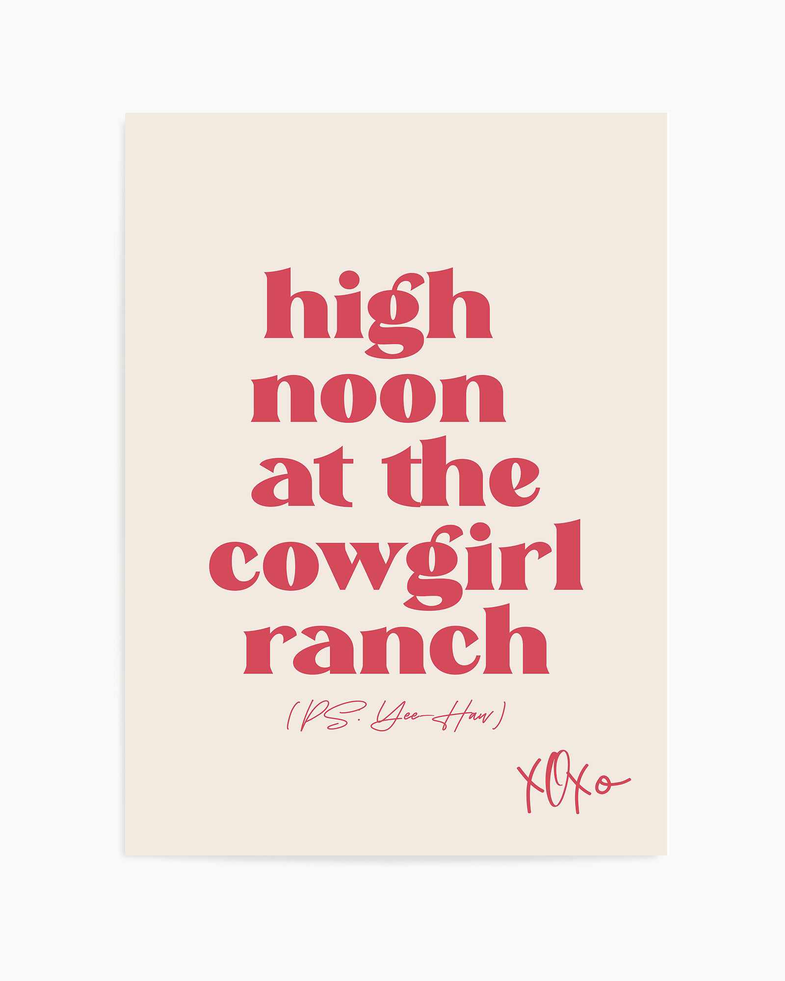 Cowgirl | Art Print from Olive et Oriel where you can shop wallpaper and artworks online