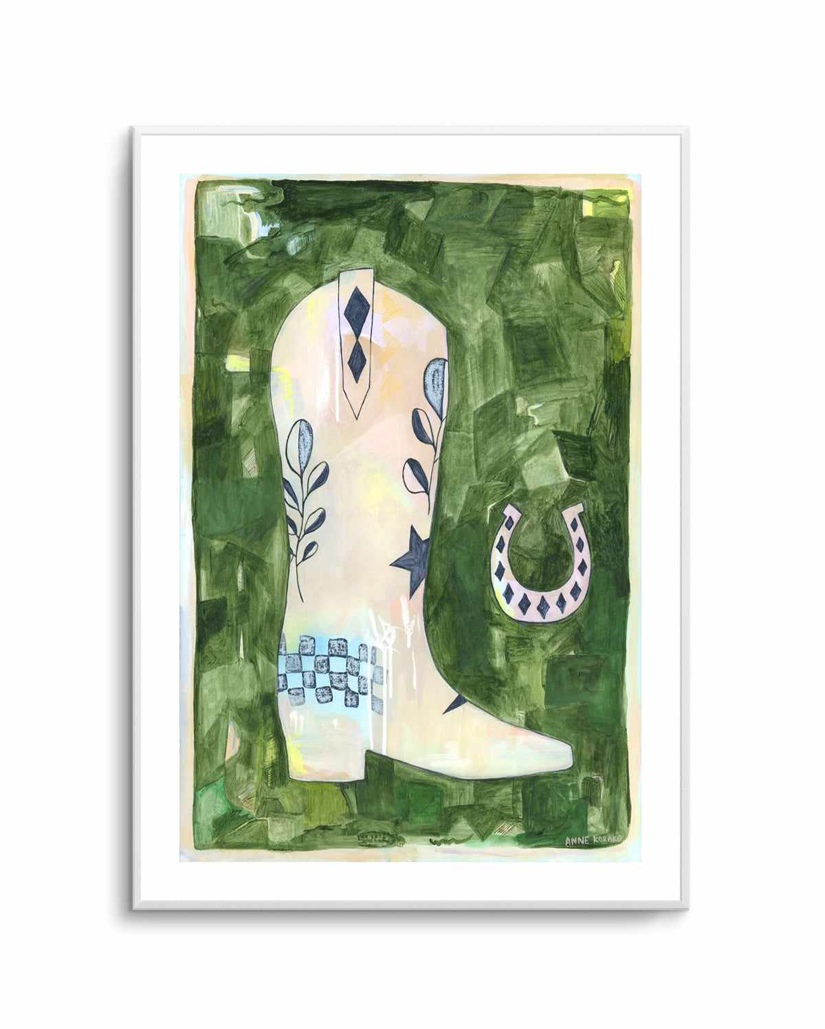 Cowgirl Boot by Camilla Pickle | Art Print