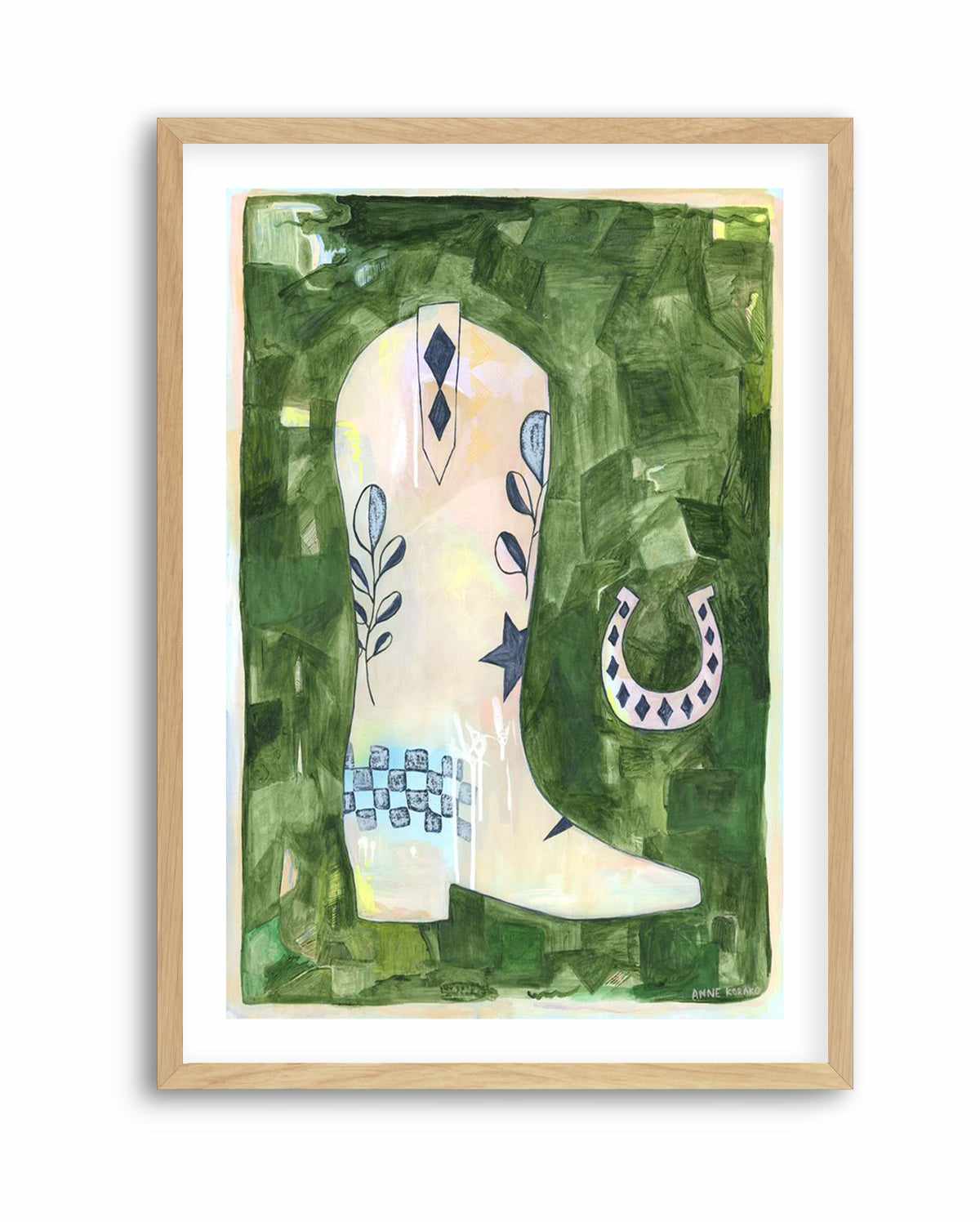 Cowgirl Boot by Camilla Pickle | Art Print