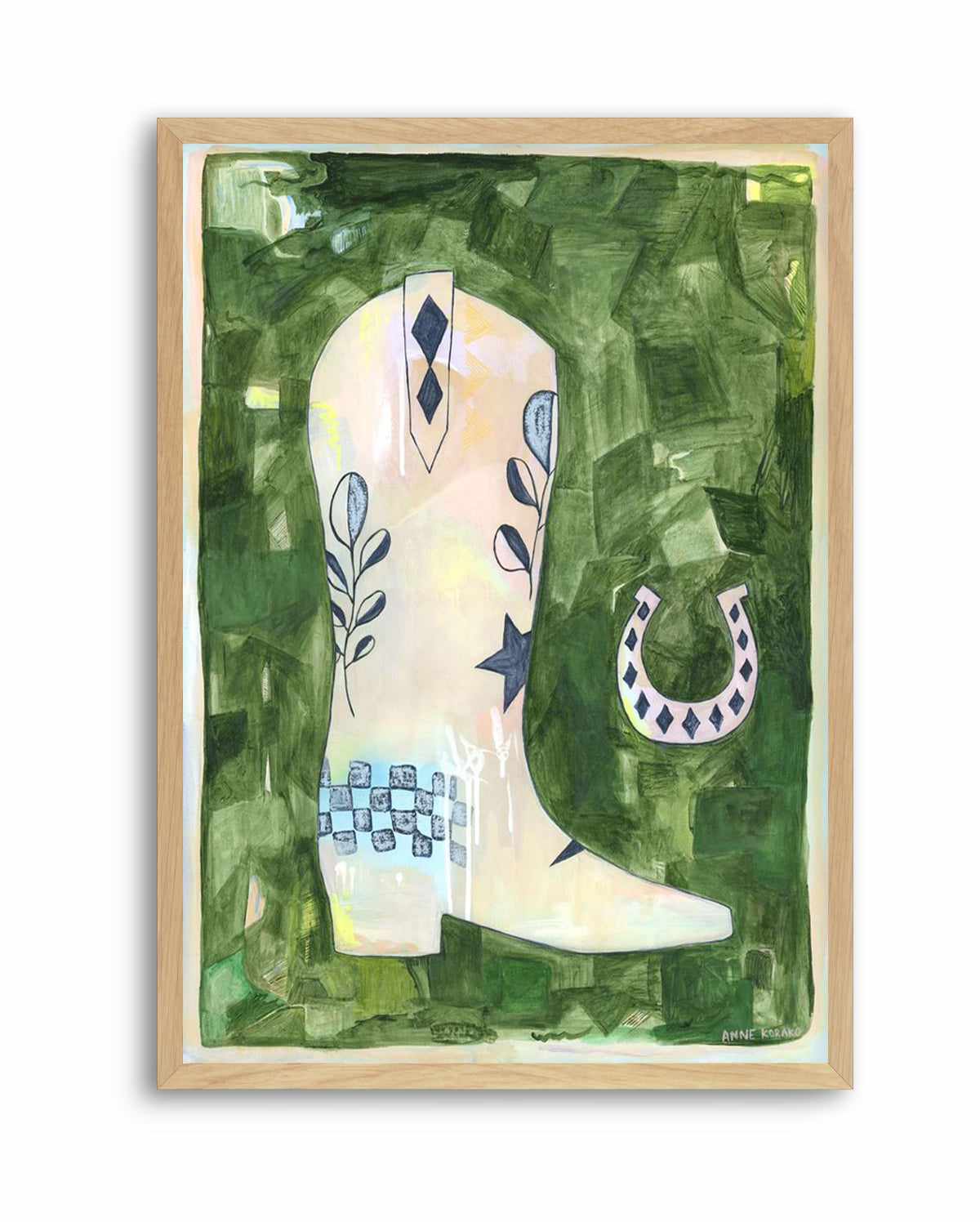 Cowgirl Boot by Camilla Pickle | Art Print