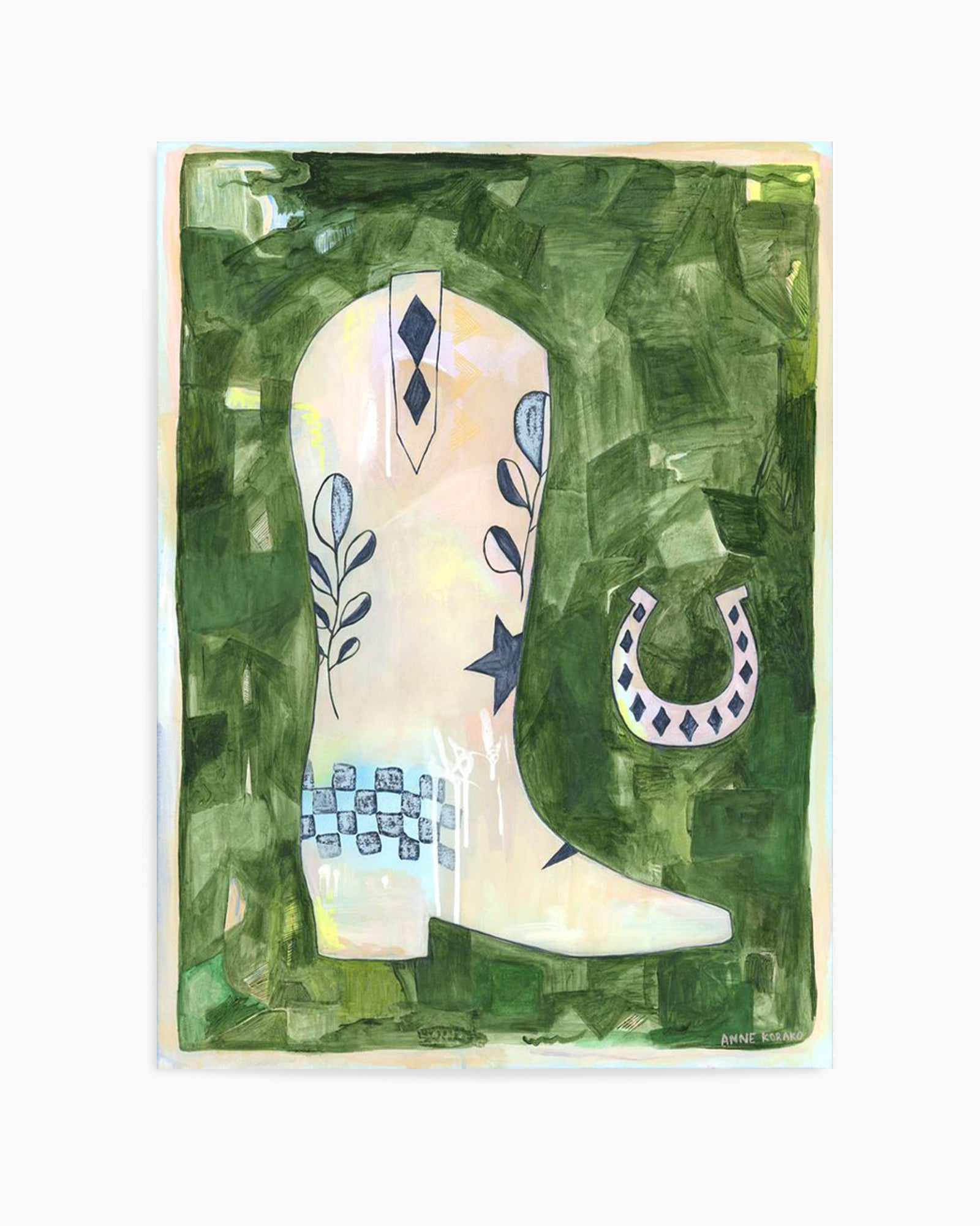 Cowgirl Boot by Camilla Pickle | Art Print