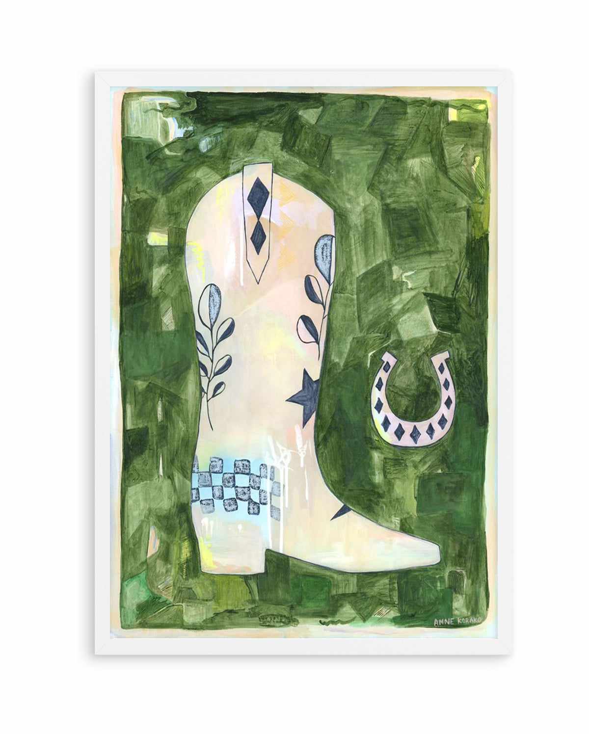 Cowgirl Boot by Camilla Pickle | Art Print