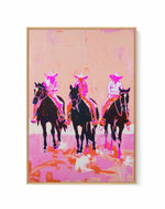 Cowgirl Party | Framed Canvas Art Print