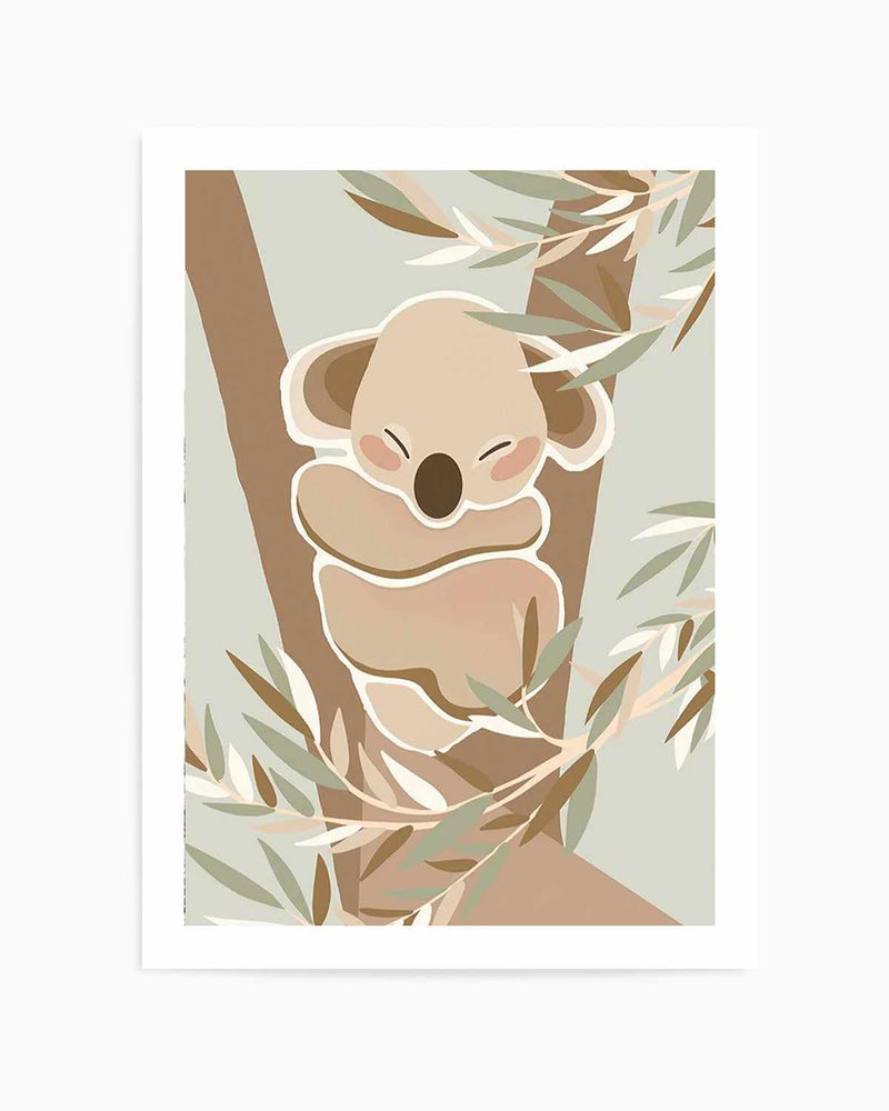 Cozy Koala Art Print