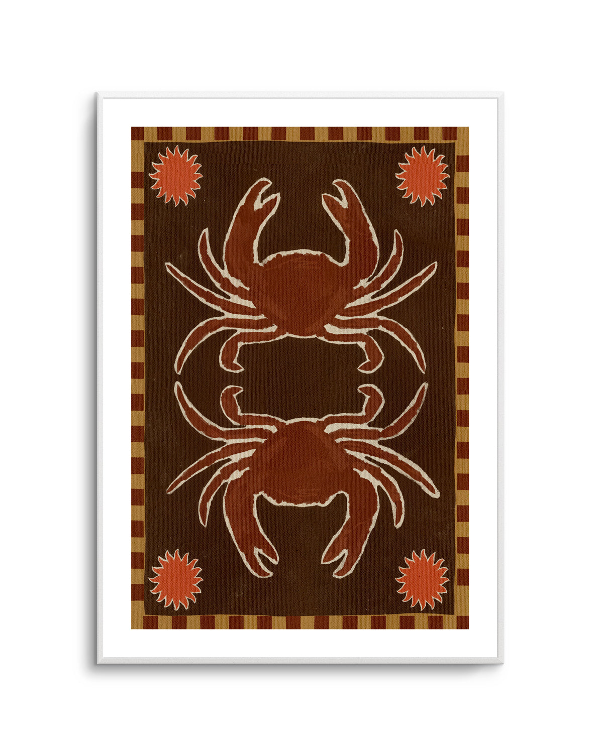 Crab Mirror Dance by Shatha Al Dafai | Art Print