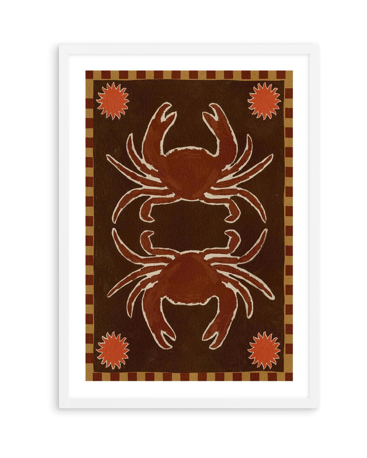 Crab Mirror Dance by Shatha Al Dafai | Art Print from Olive et Oriel where you can shop wallpaper and artworks online