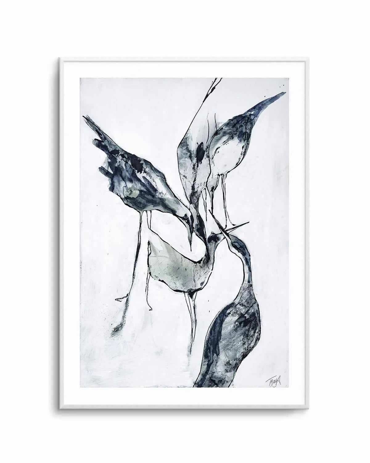 Crane II by Design Fabrikken Art Print from Olive et Oriel where you can shop wallpaper and artworks online