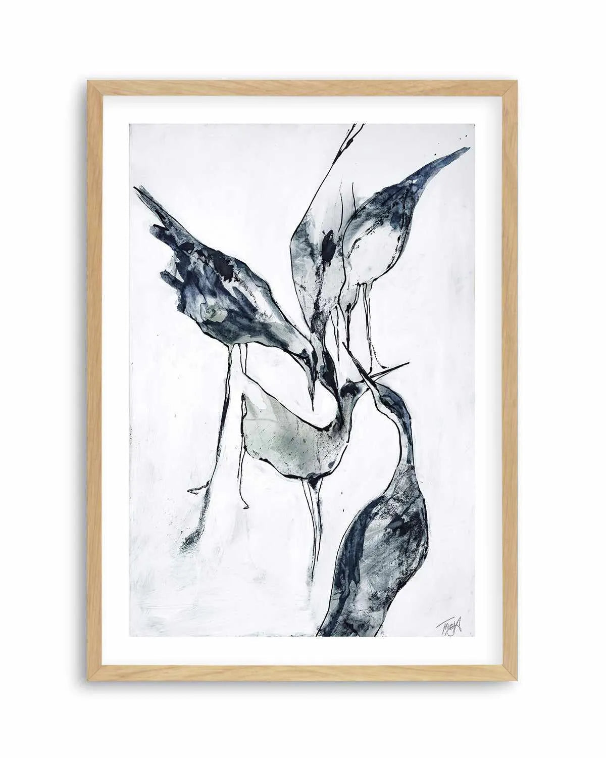 Crane II by Design Fabrikken Art Print from Olive et Oriel where you can shop wallpaper and artworks online