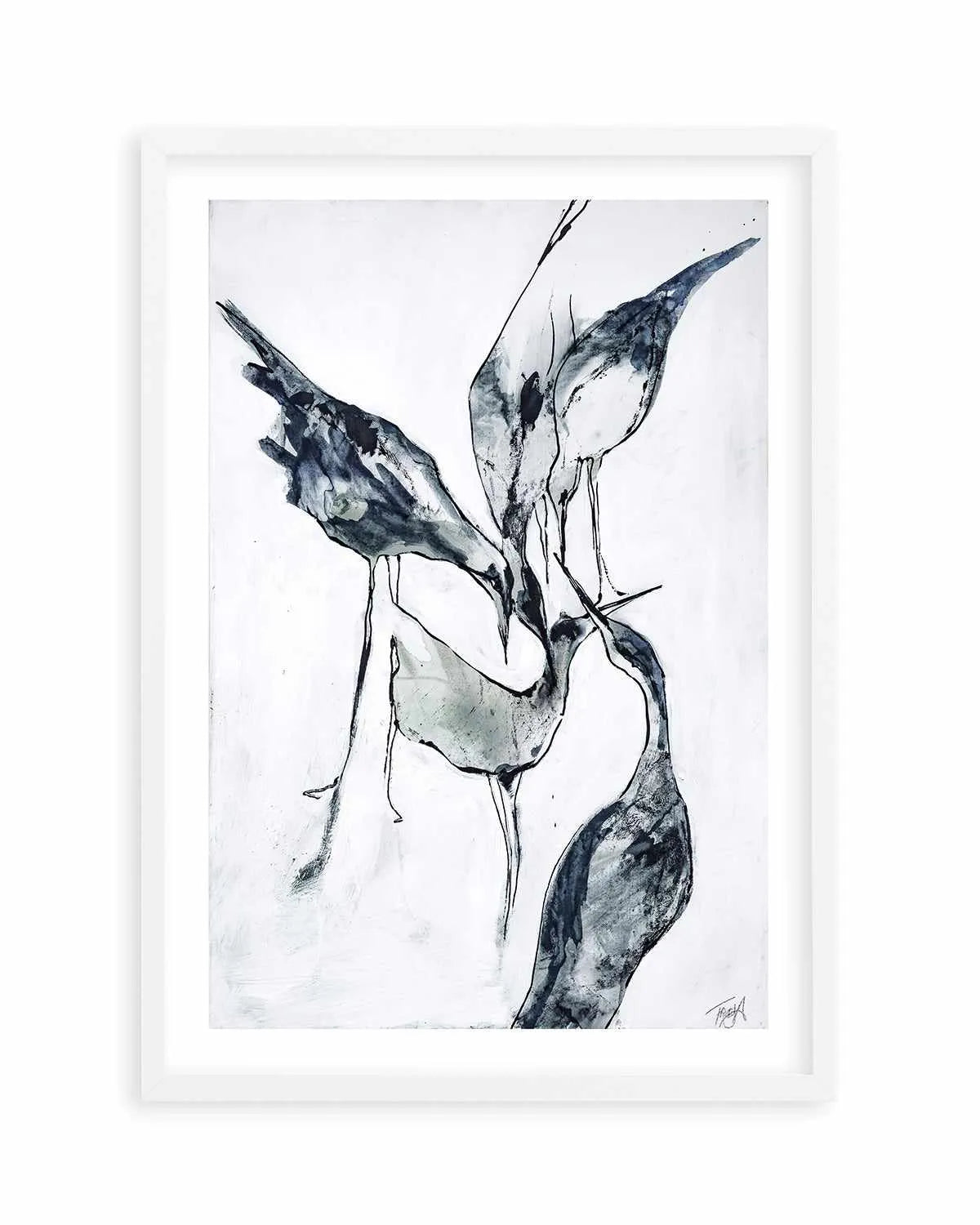 Crane II by Design Fabrikken Art Print from Olive et Oriel where you can shop wallpaper and artworks online