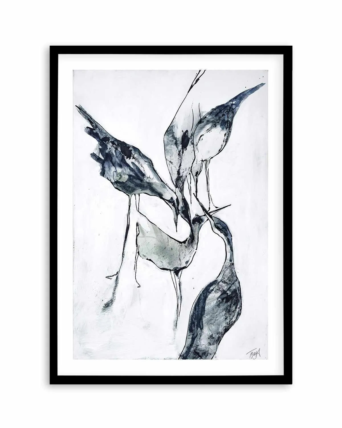 Crane II by Design Fabrikken Art Print from Olive et Oriel where you can shop wallpaper and artworks online
